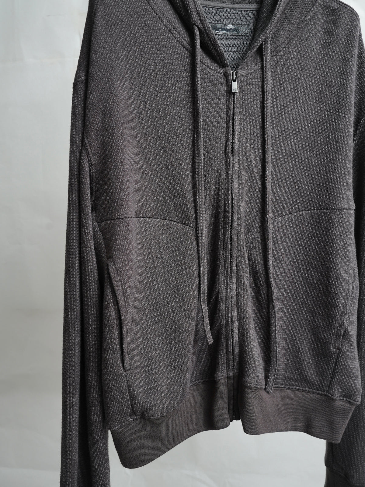 zip hoodie / mud shadow