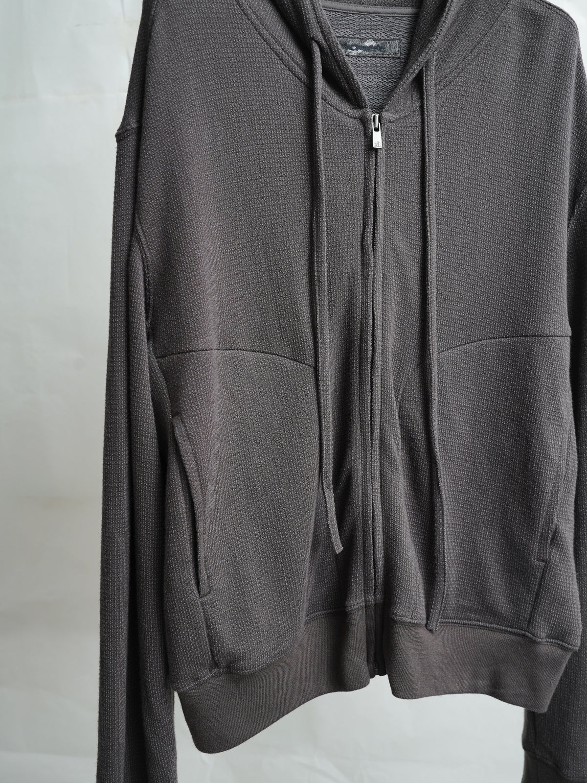 zip hoodie / mud shadow
