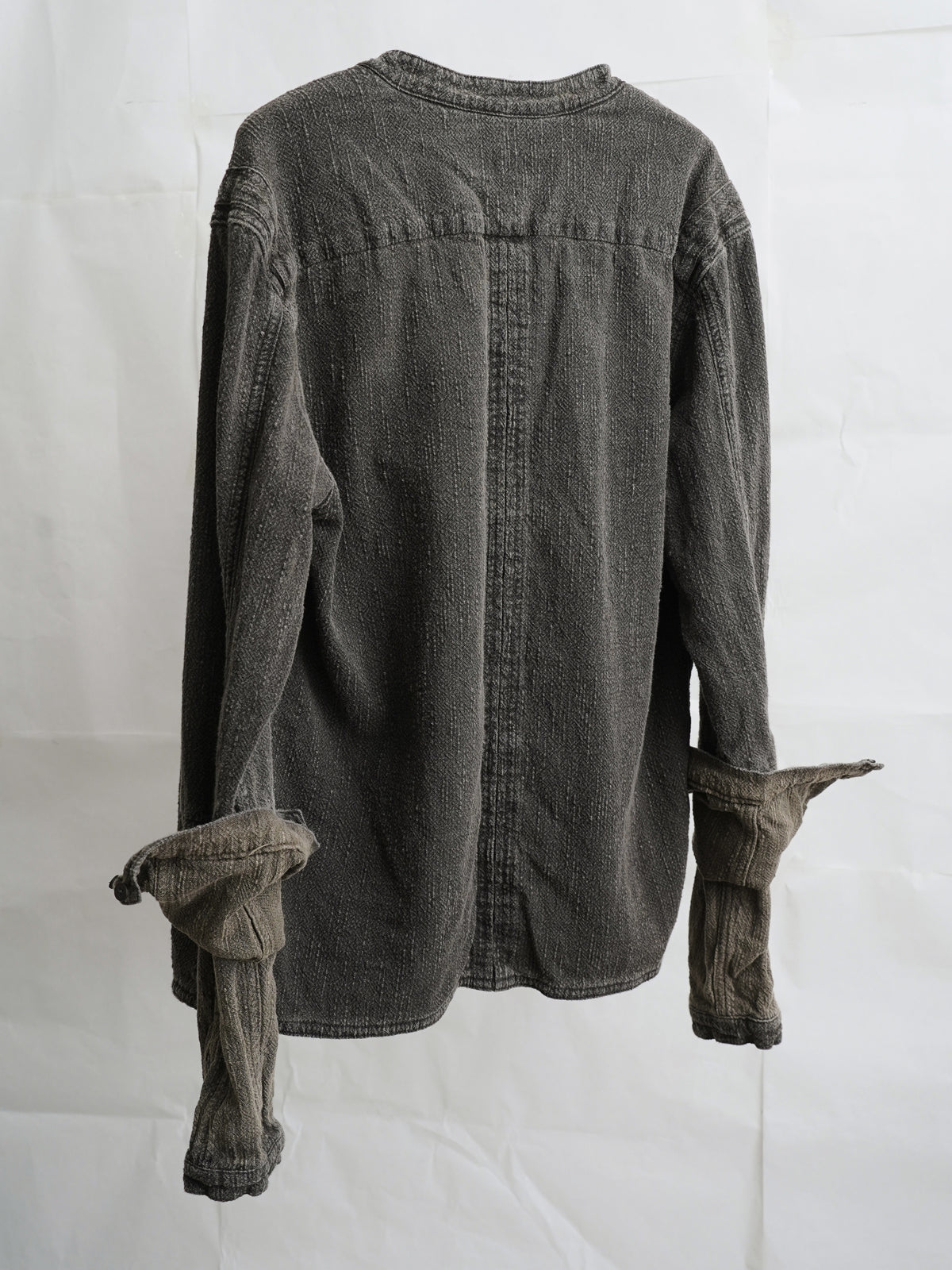 double sleeve field shirt / onion ink (slub)