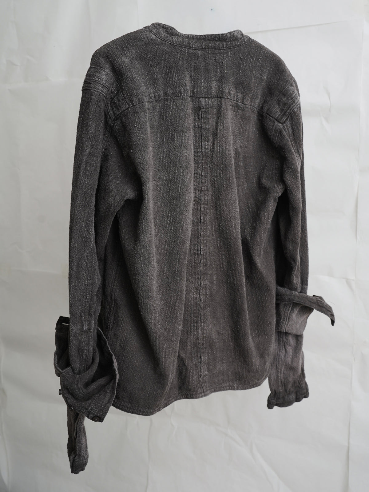 double sleeve field shirt / gallnut ink (slub)