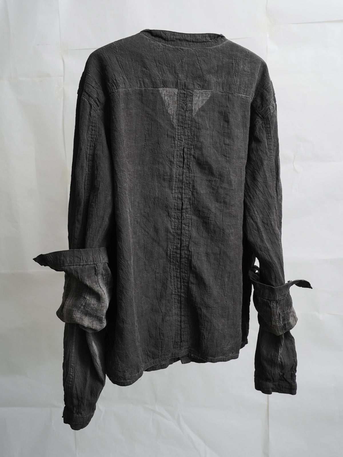 double sleeve field shirt / ink (voile)