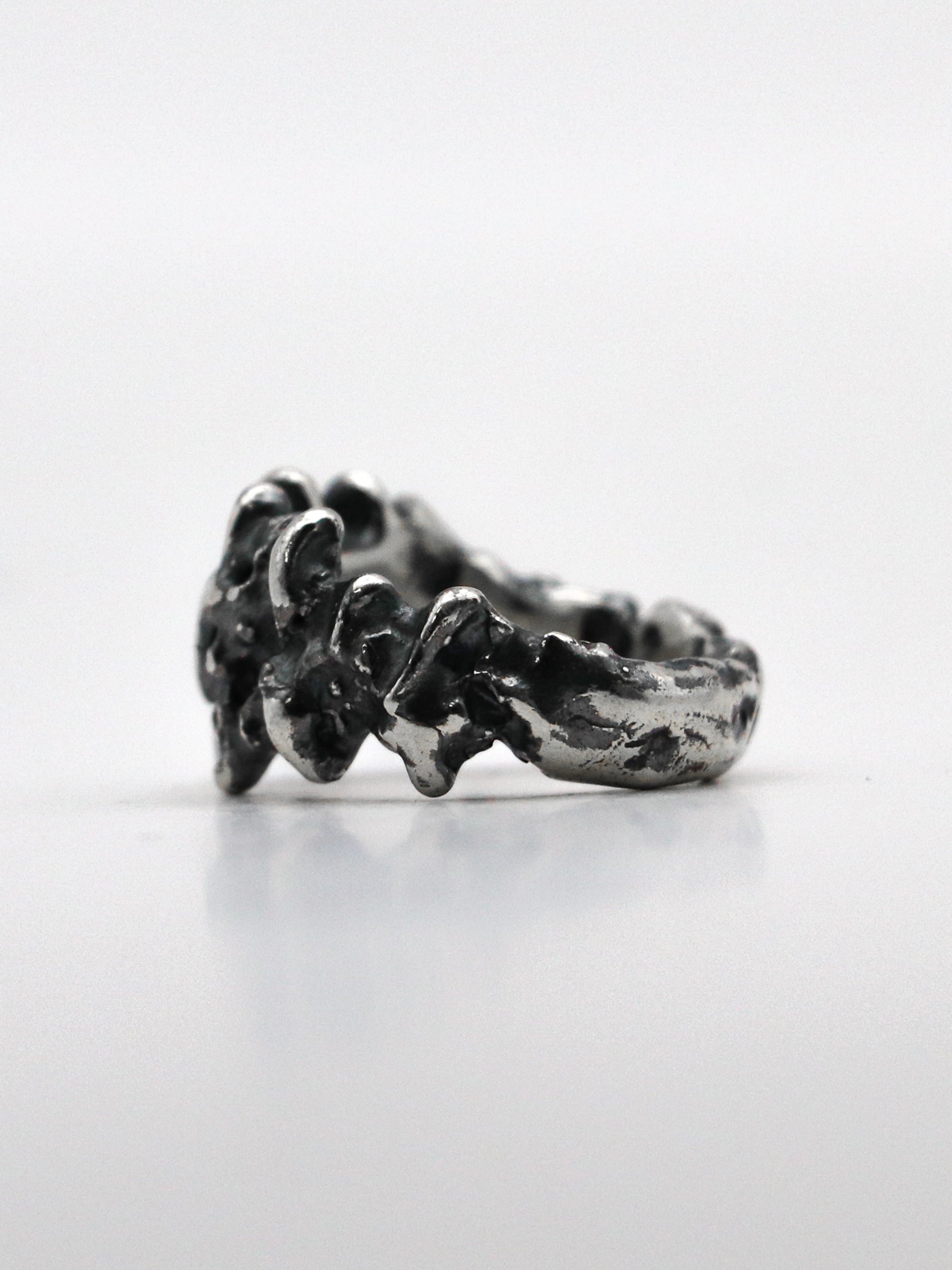 cage ring / 925 silver