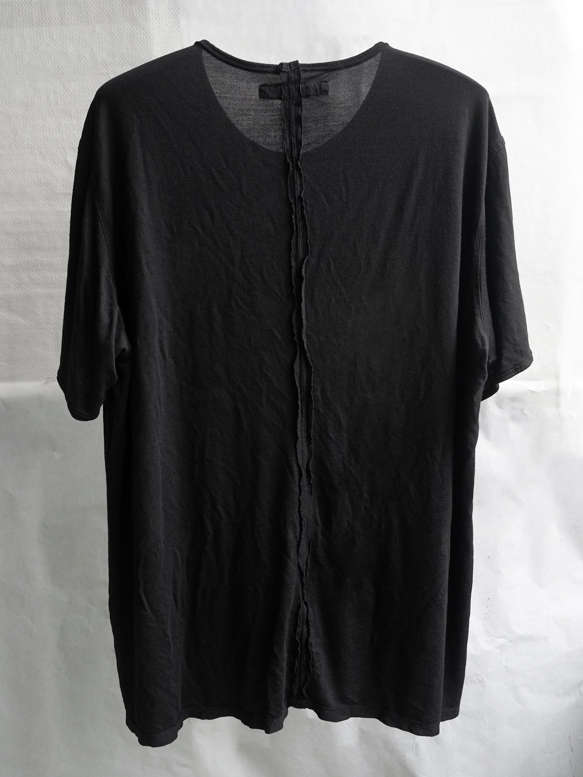 bamboo tee / black