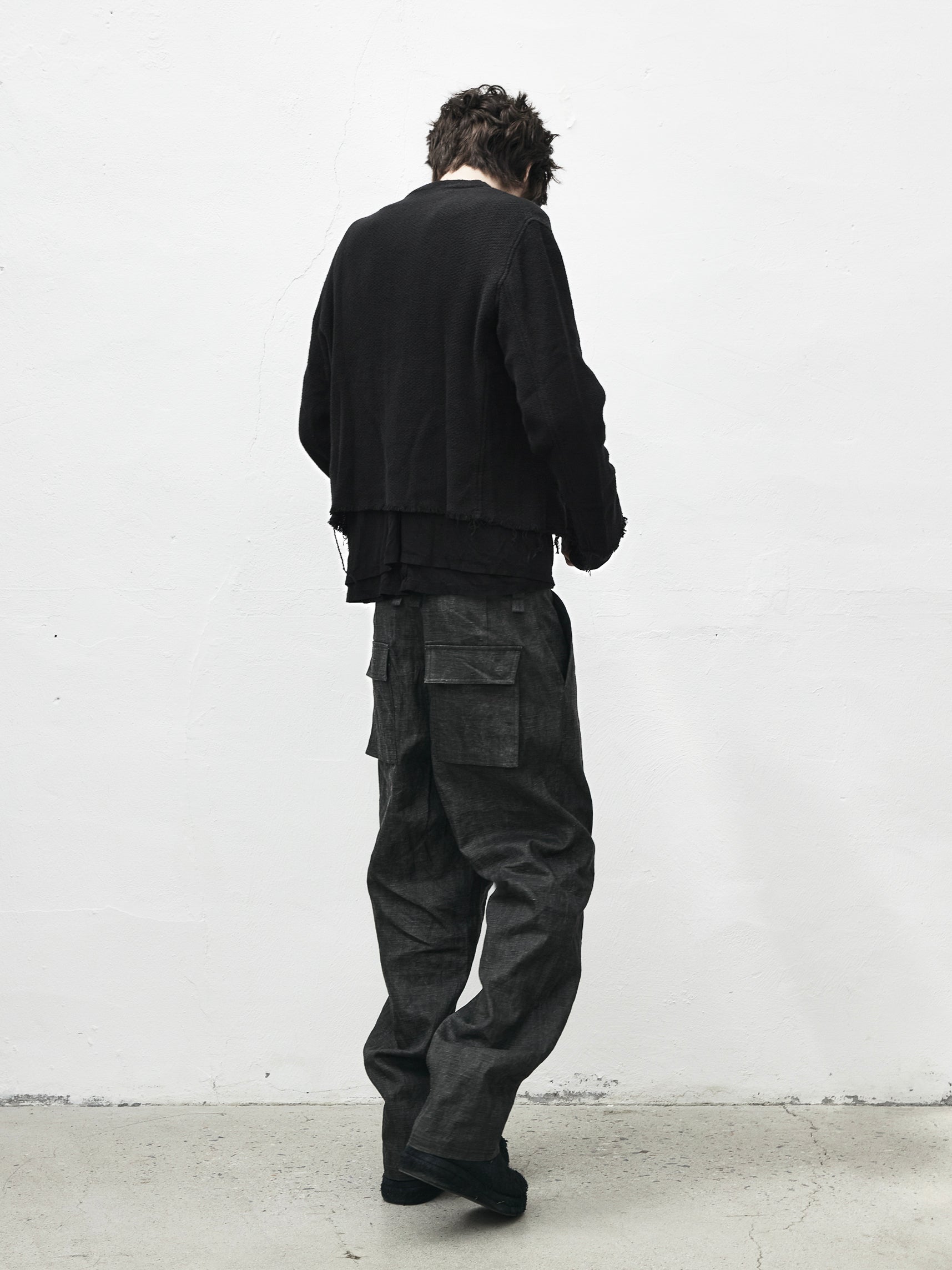 front neck jacket / karami-ori