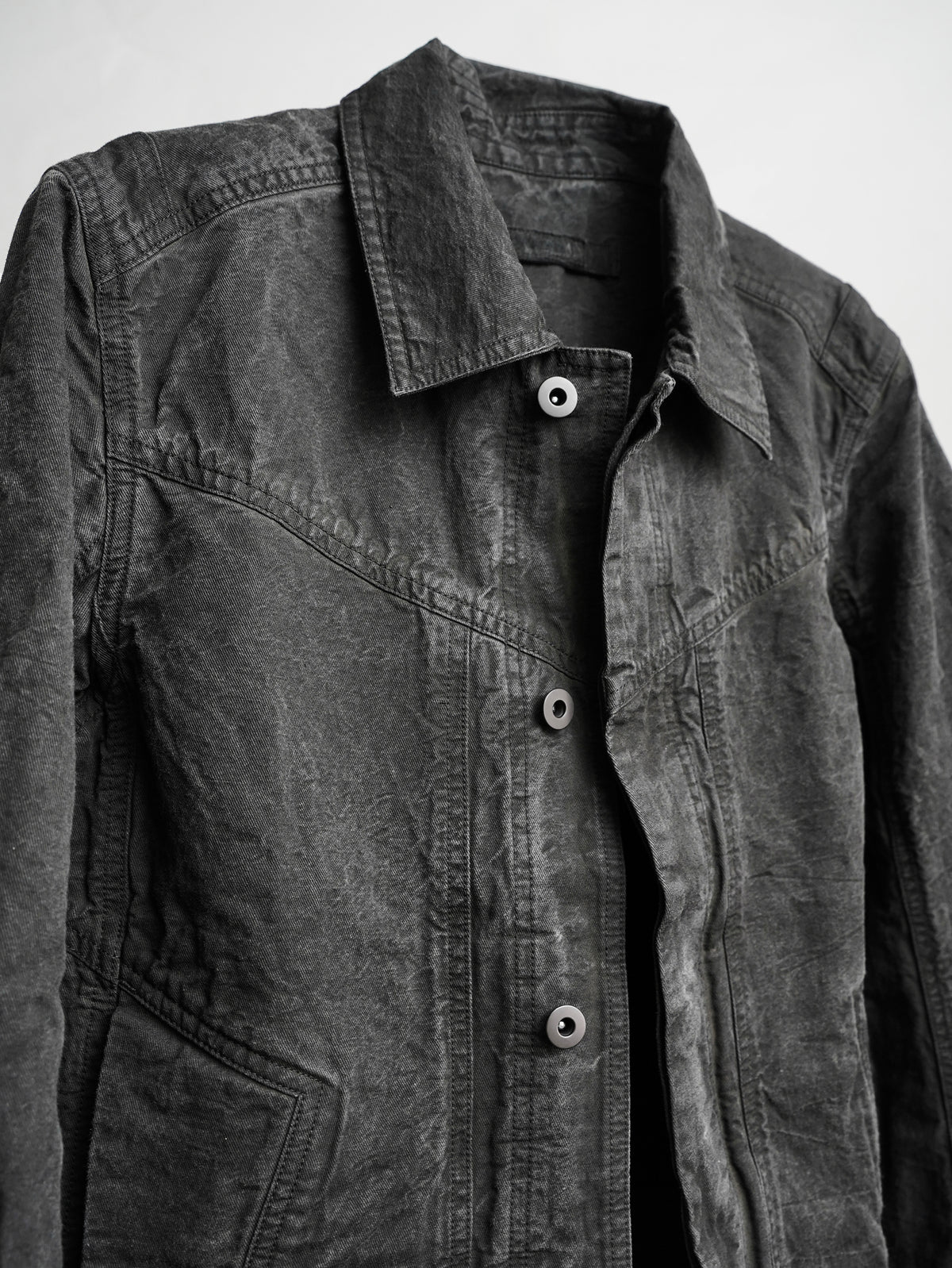 trucker jacket / onion ink (canvas)