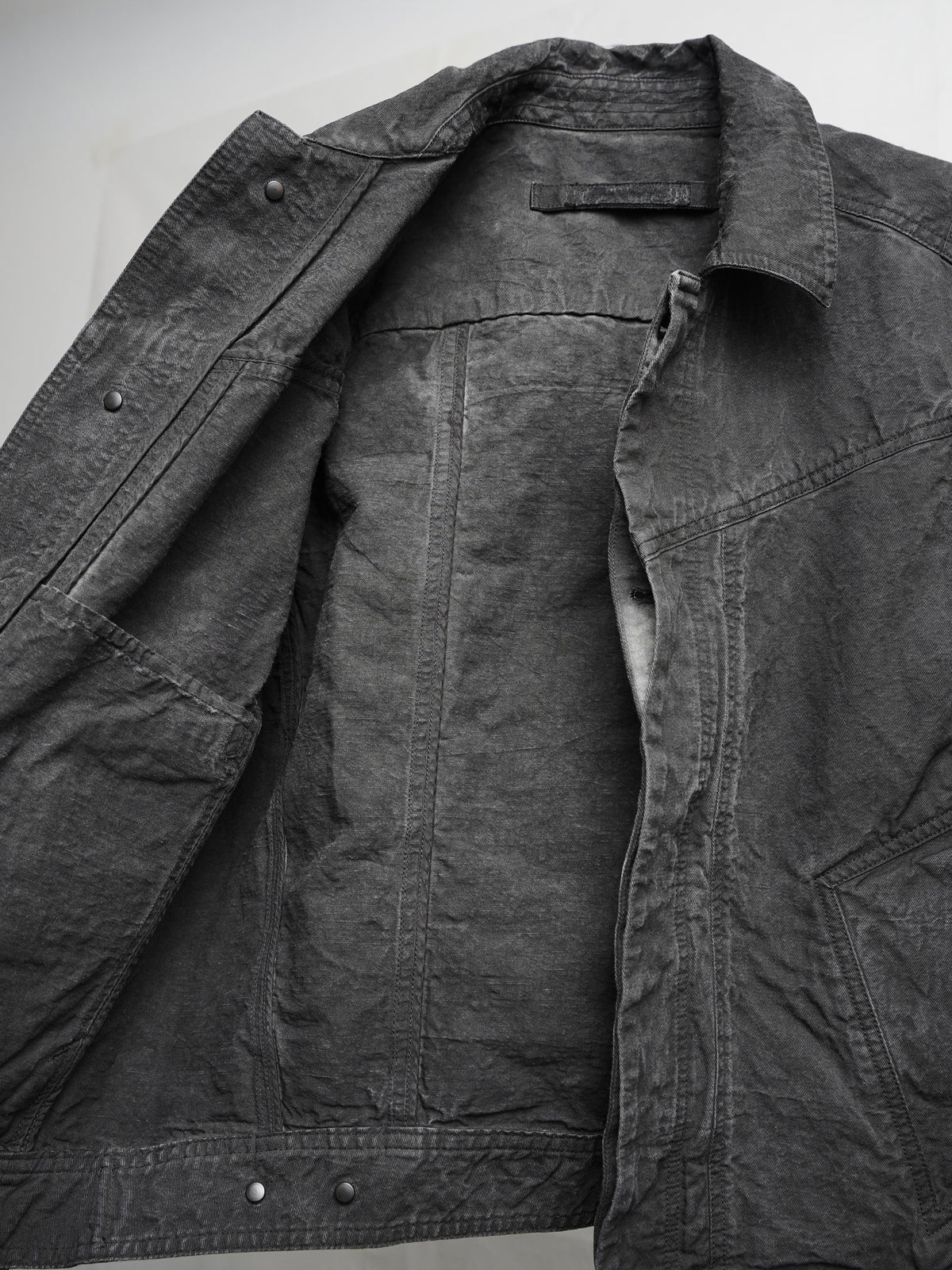 trucker jacket / ink (canvas)