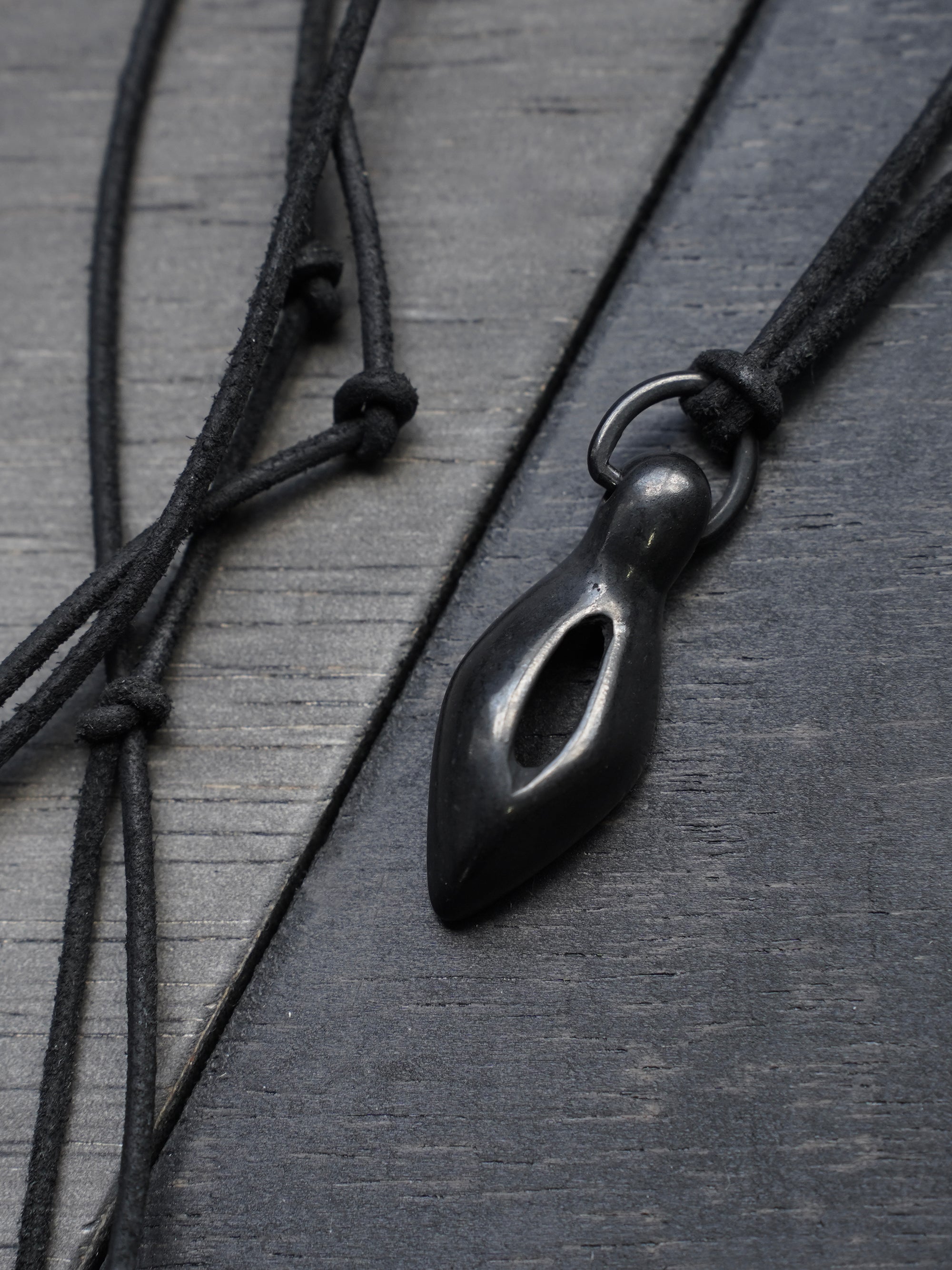 bunker necklace / brass
