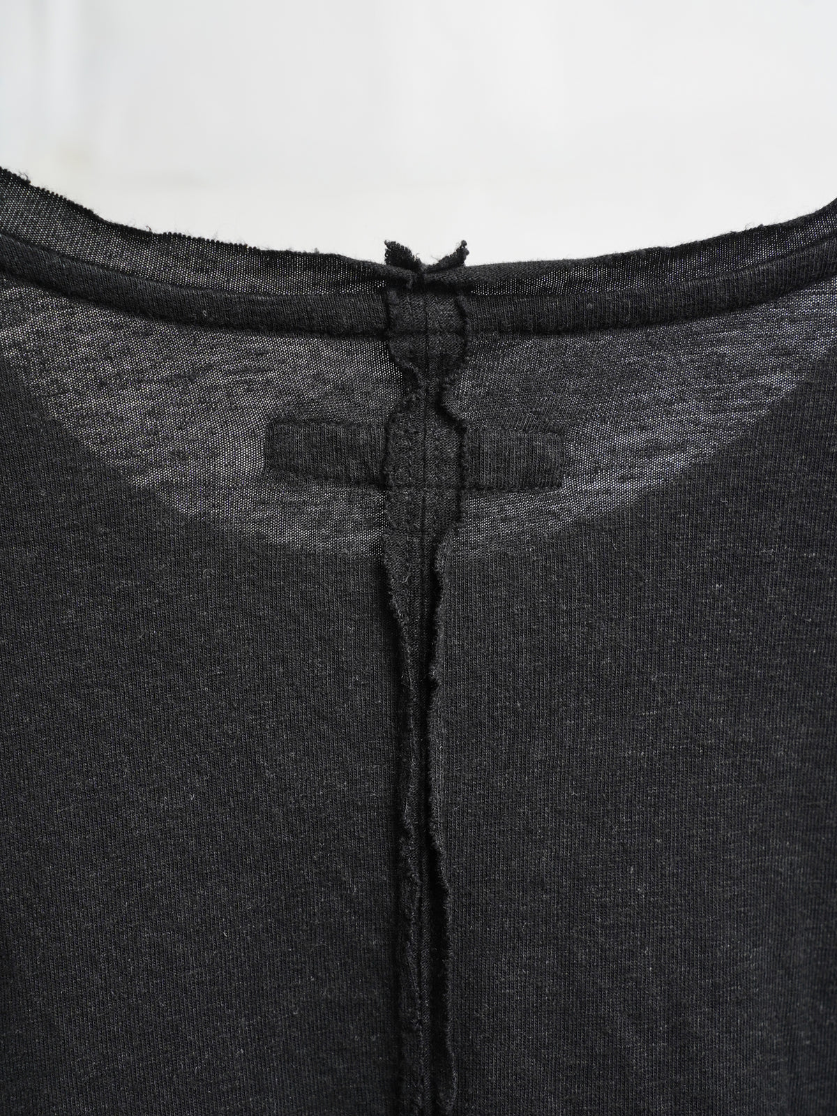 double neck longsleeve / black