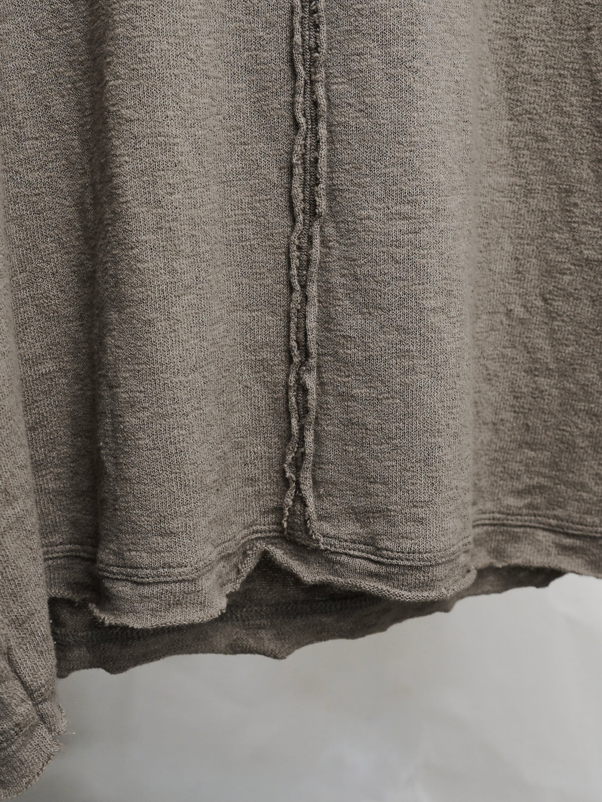 henley longsleeve / taupe (cobweb)