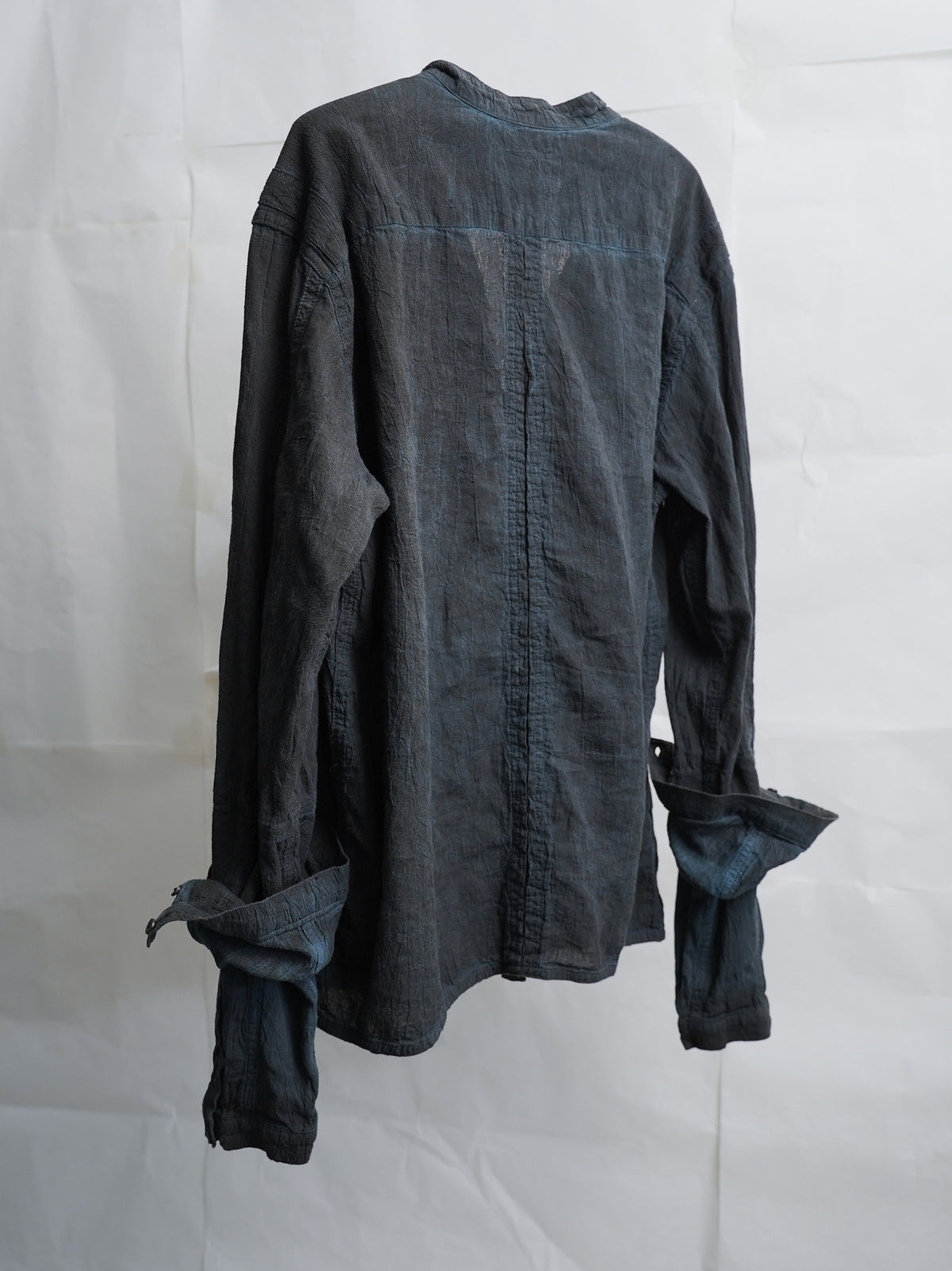 double sleeve field shirt / indigo ink (voile)