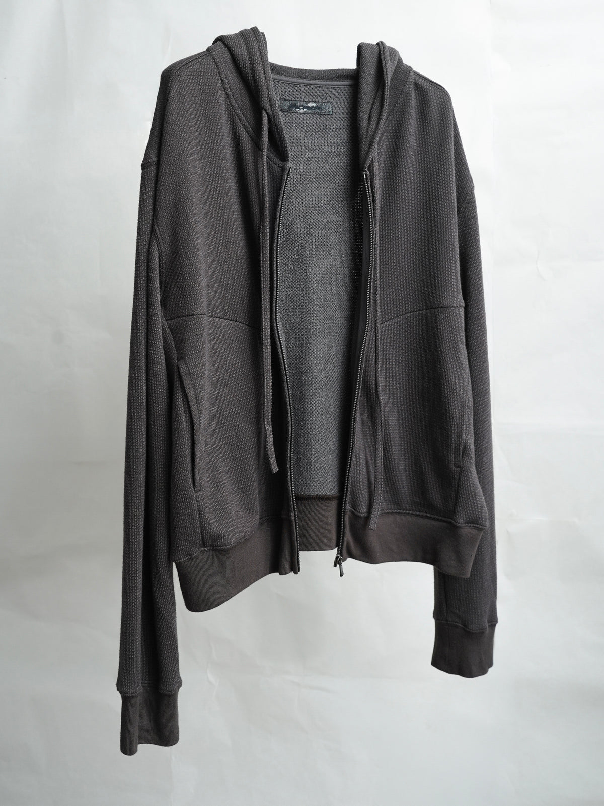 zip hoodie / mud shadow