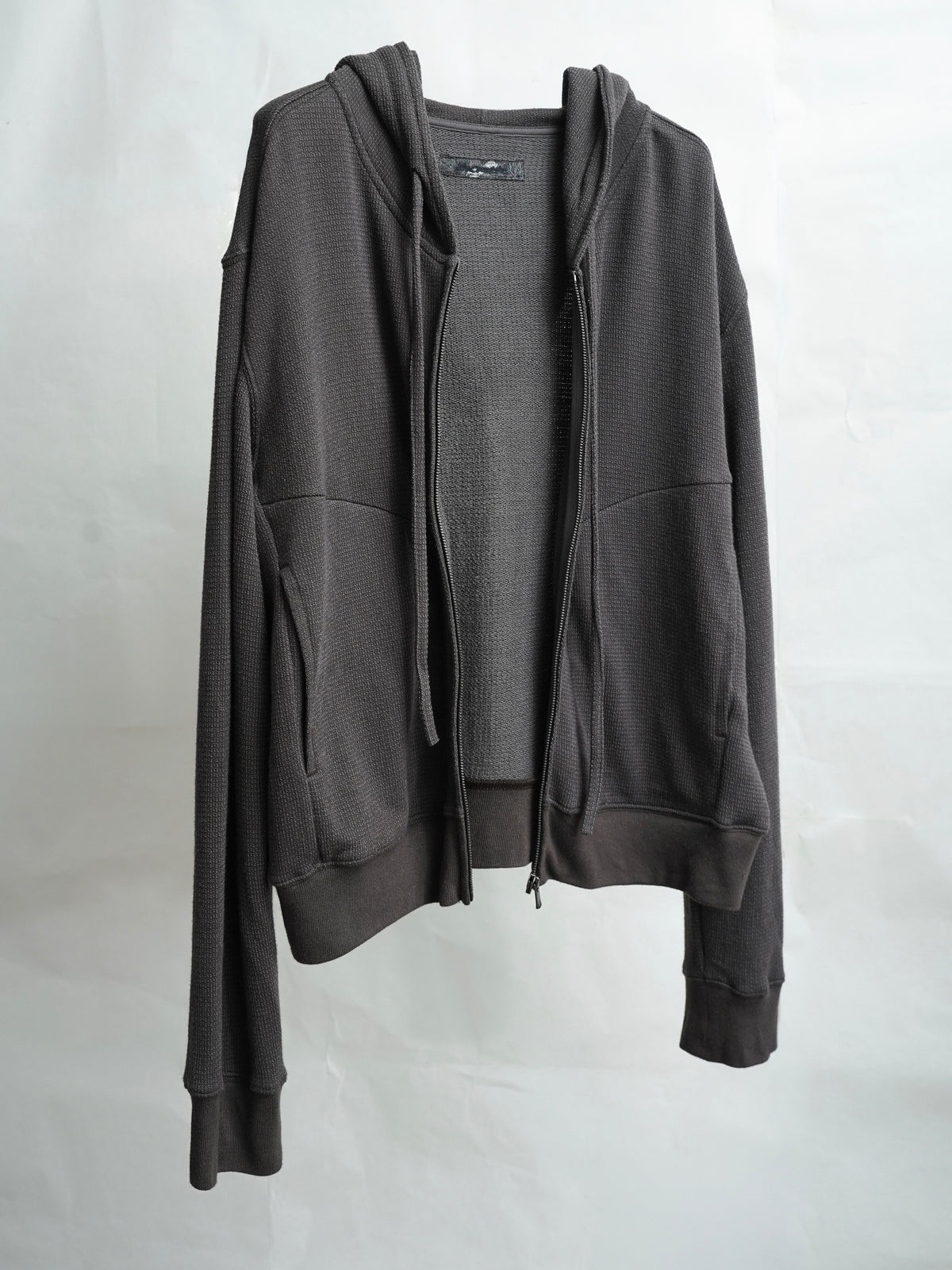 zip hoodie / mud shadow