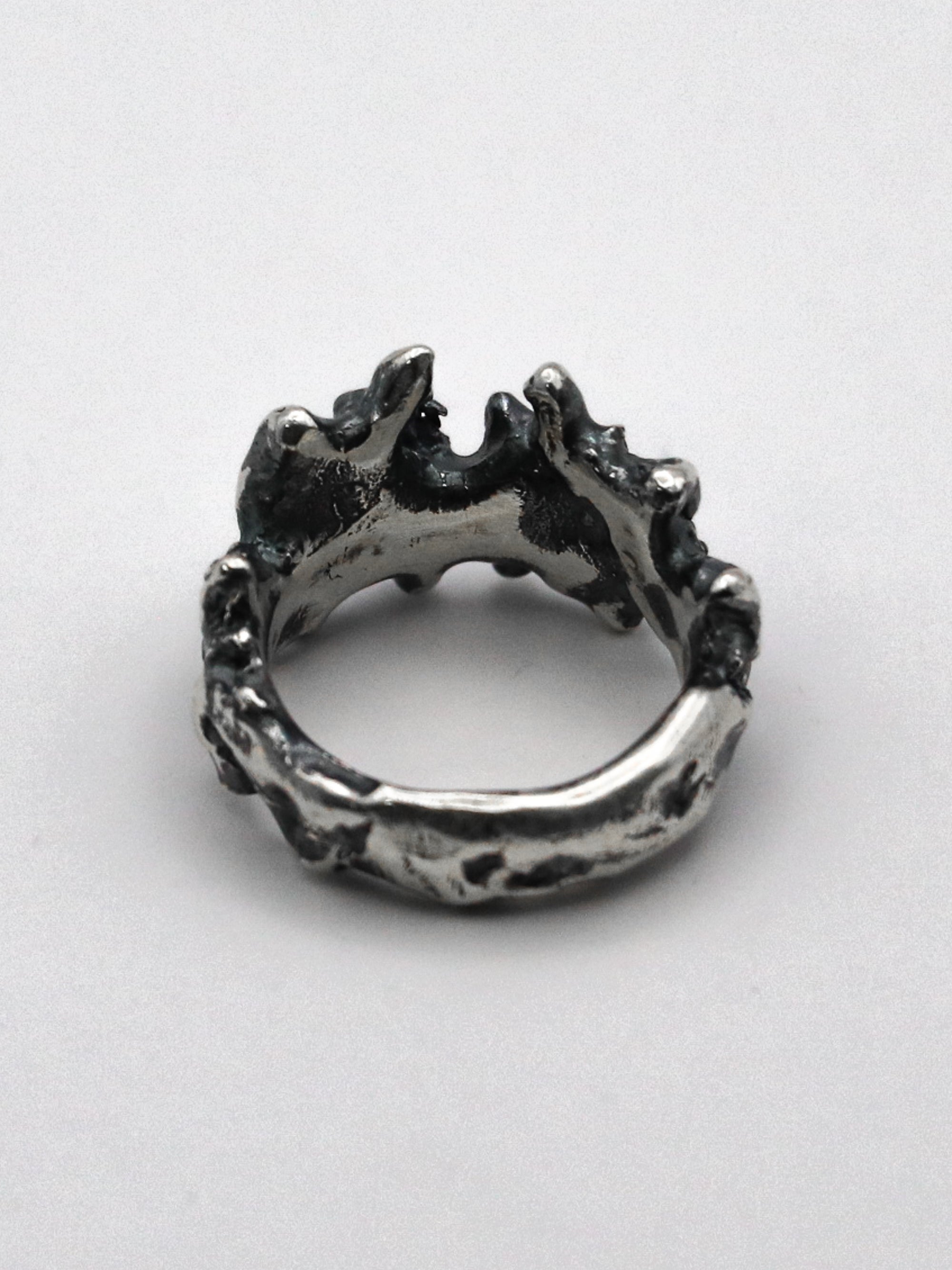 cage ring / 925 silver