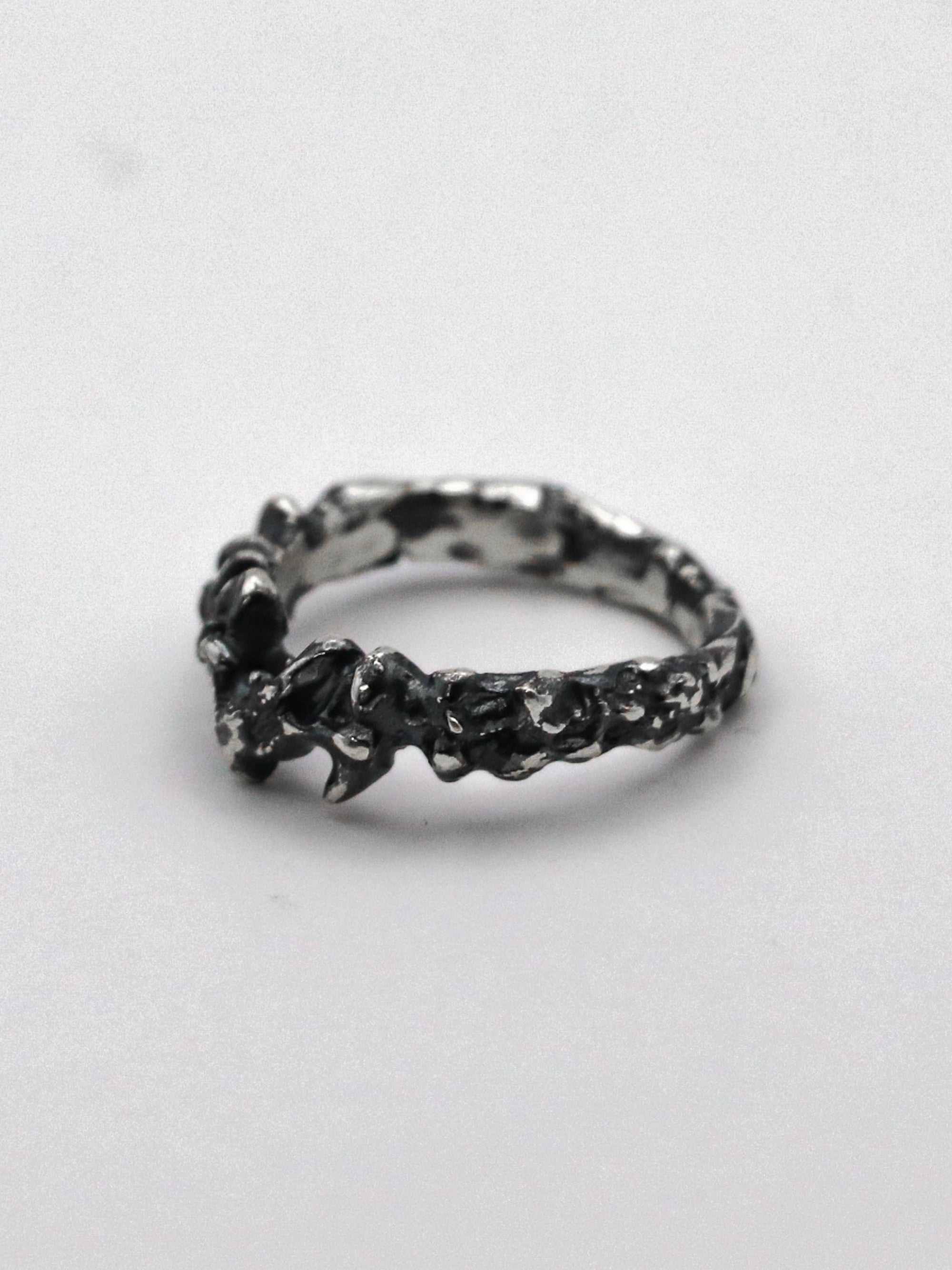 saw ring / 925 silver