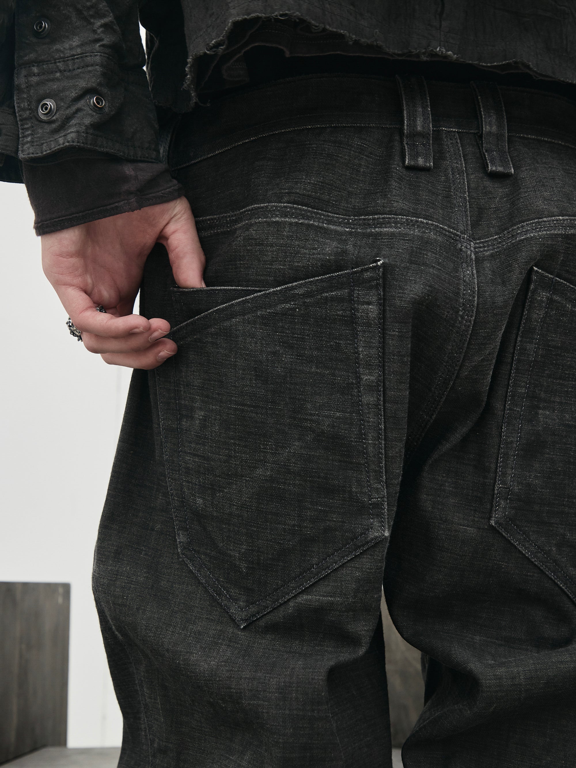 hider jeans / ink coat