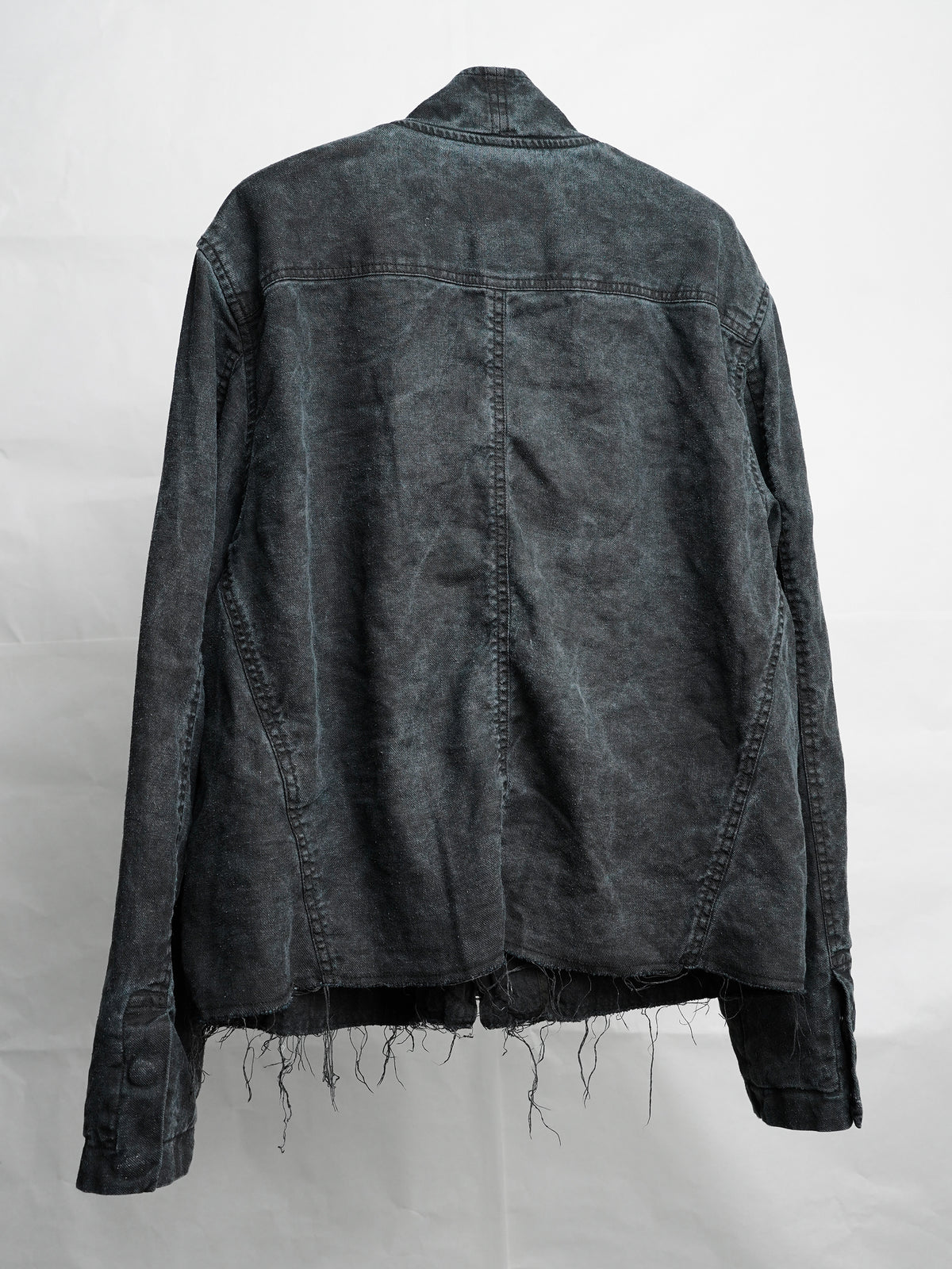 zip up jacket / indigo ink (silk nep)