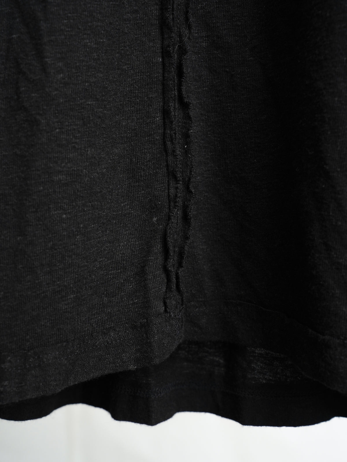 double neck longsleeve / black