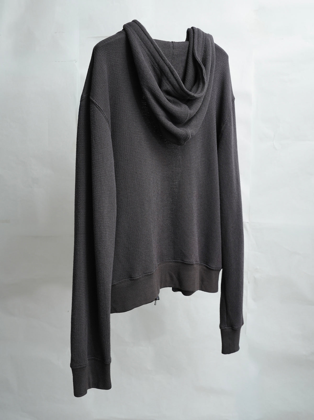 zip hoodie / mud shadow