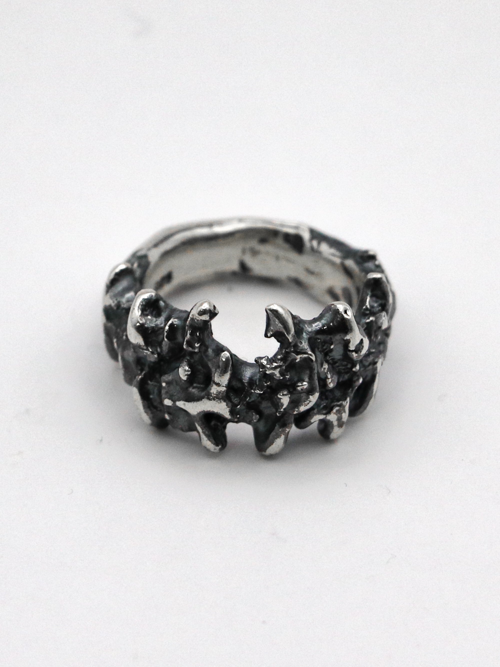 cage ring / 925 silver