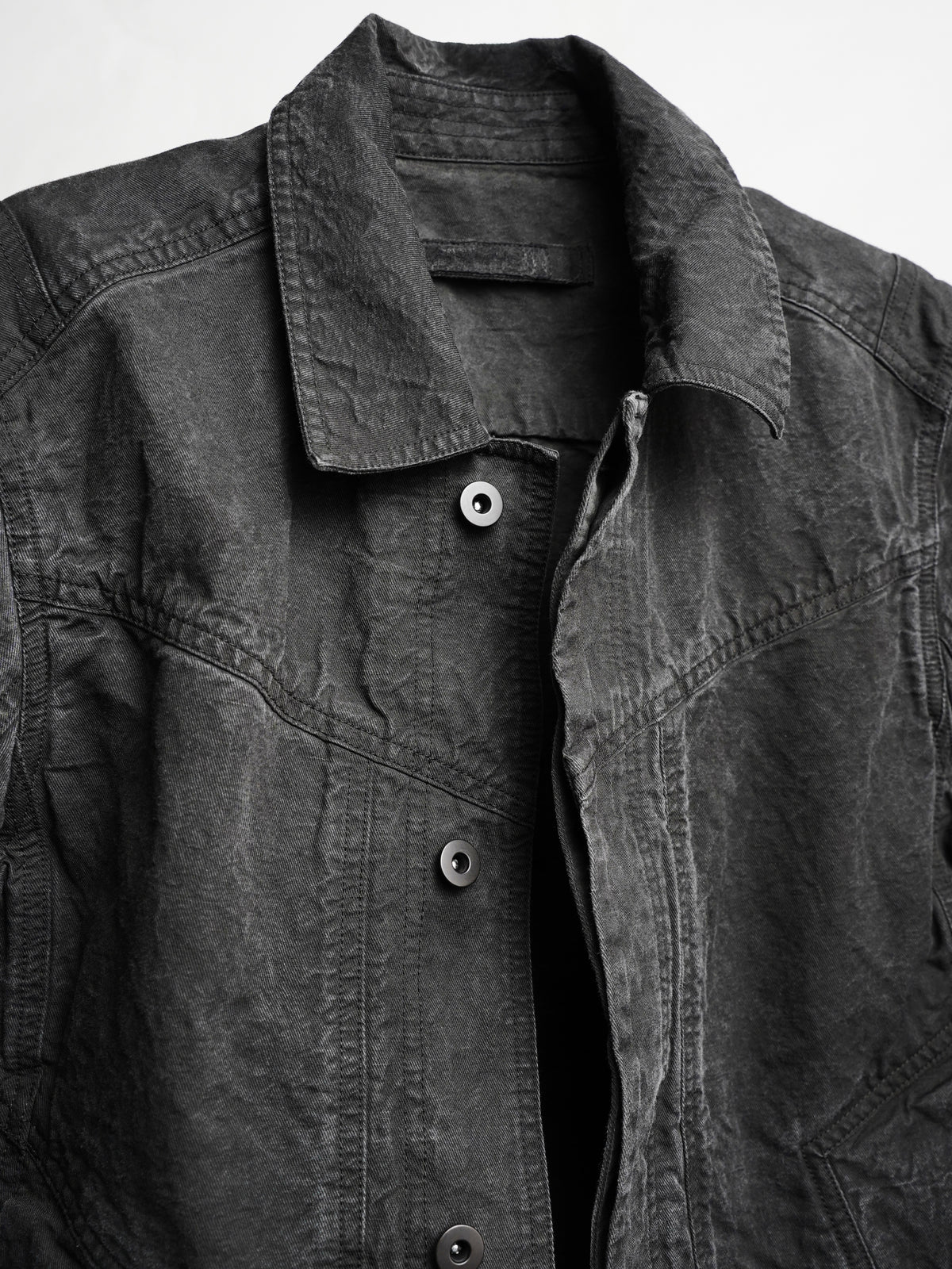 trucker jacket / ink (canvas)