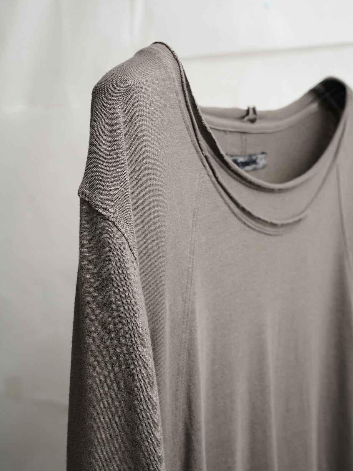 double neck longsleeve / taupe