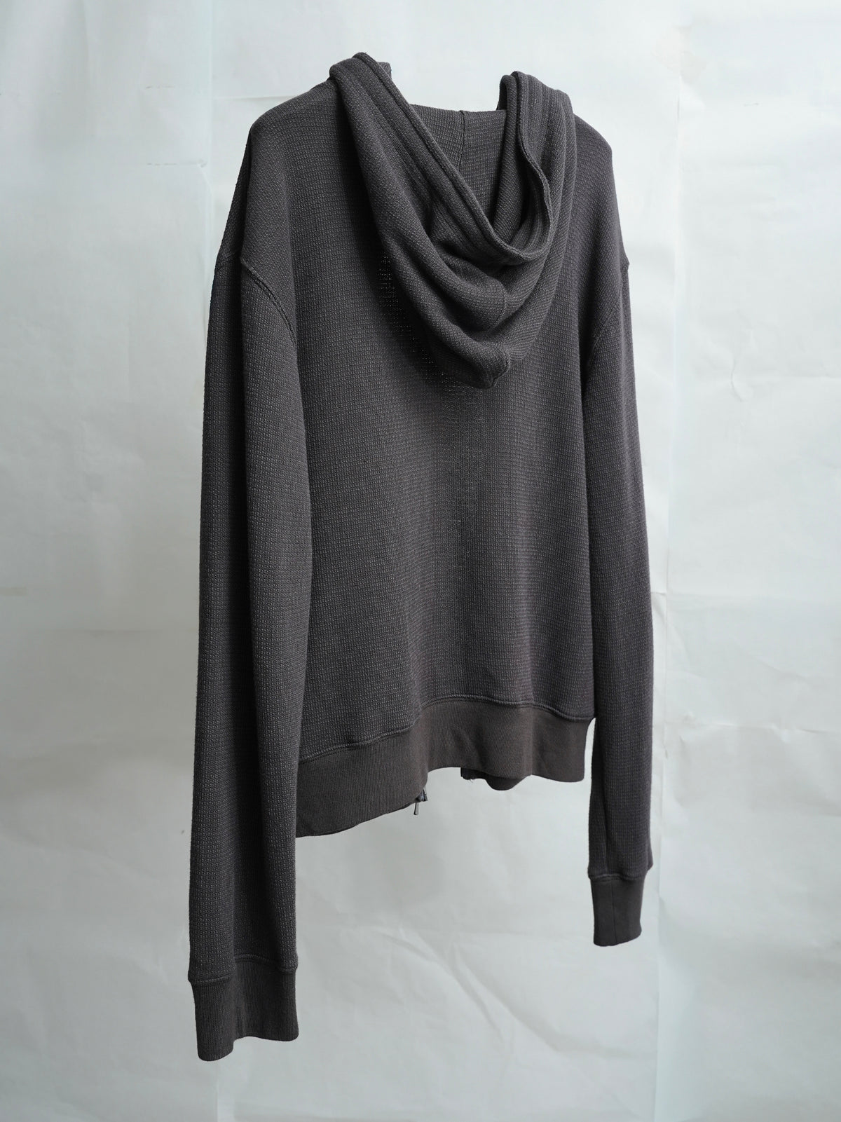 zip hoodie / mud shadow