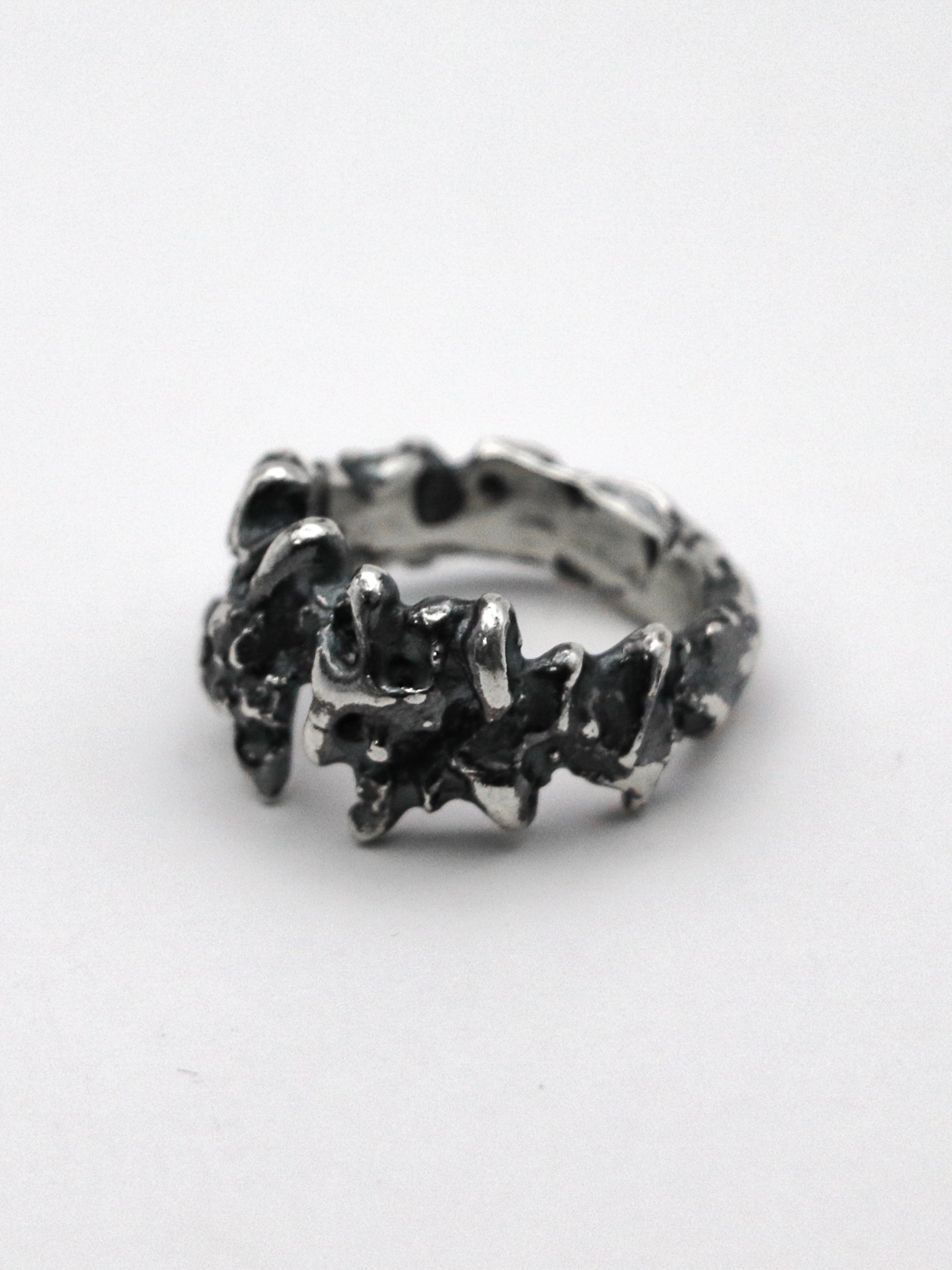 cage ring / 925 silver