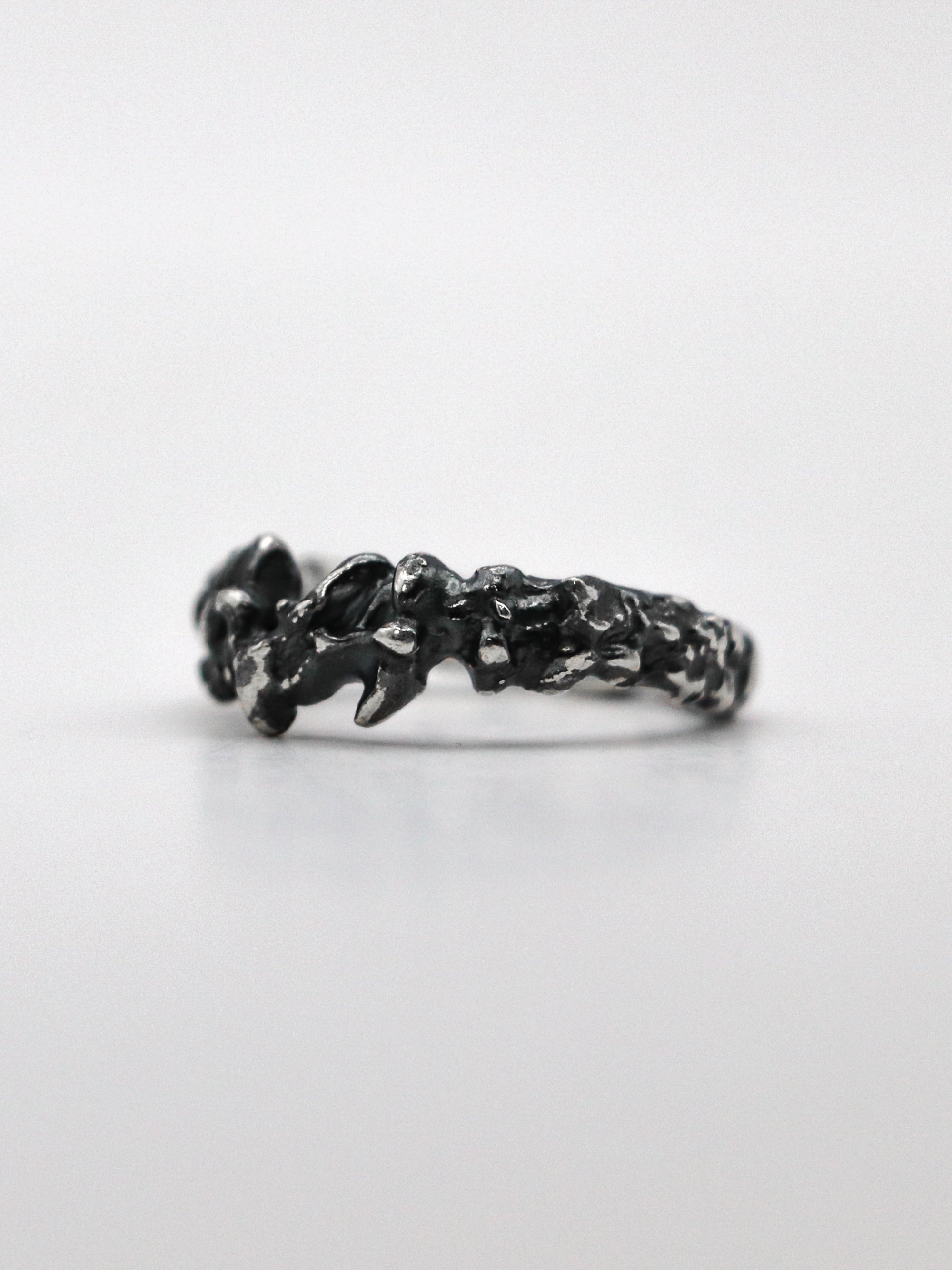 saw ring / 925 silver