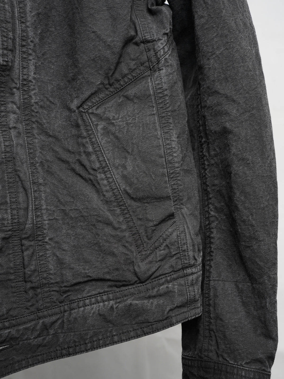 trucker jacket / ink (canvas)