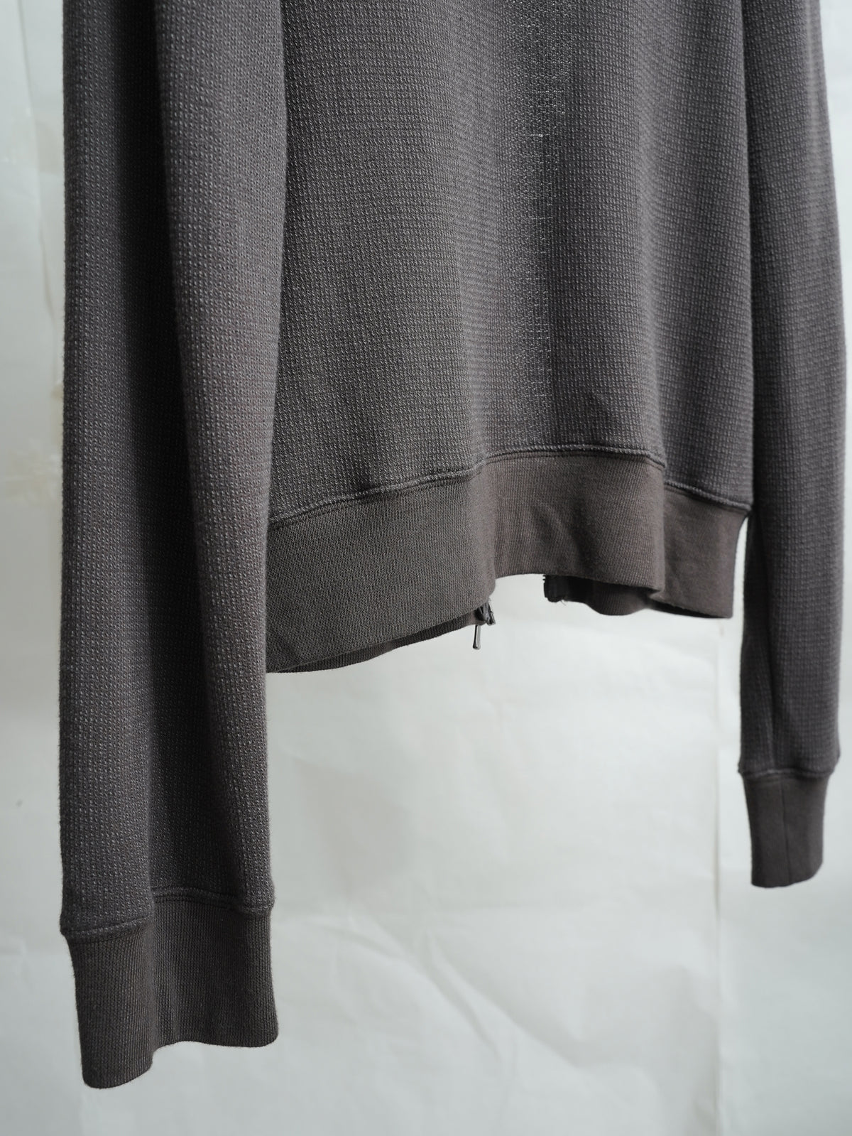 zip hoodie / mud shadow