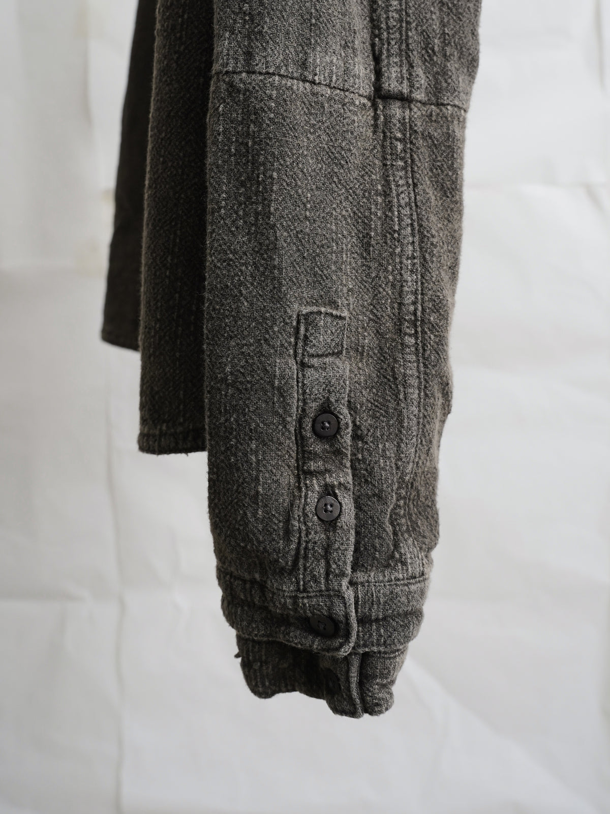 double sleeve field shirt / onion ink (slub)