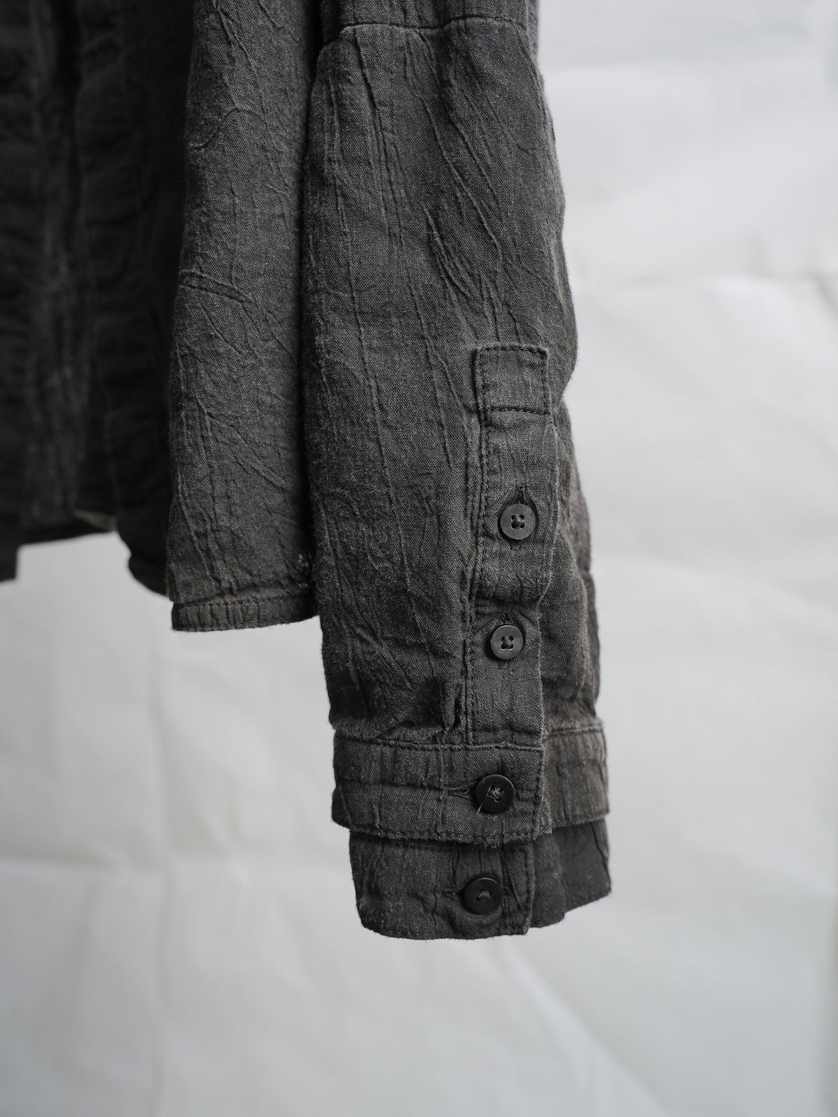 double sleeve field shirt / ink (voile)