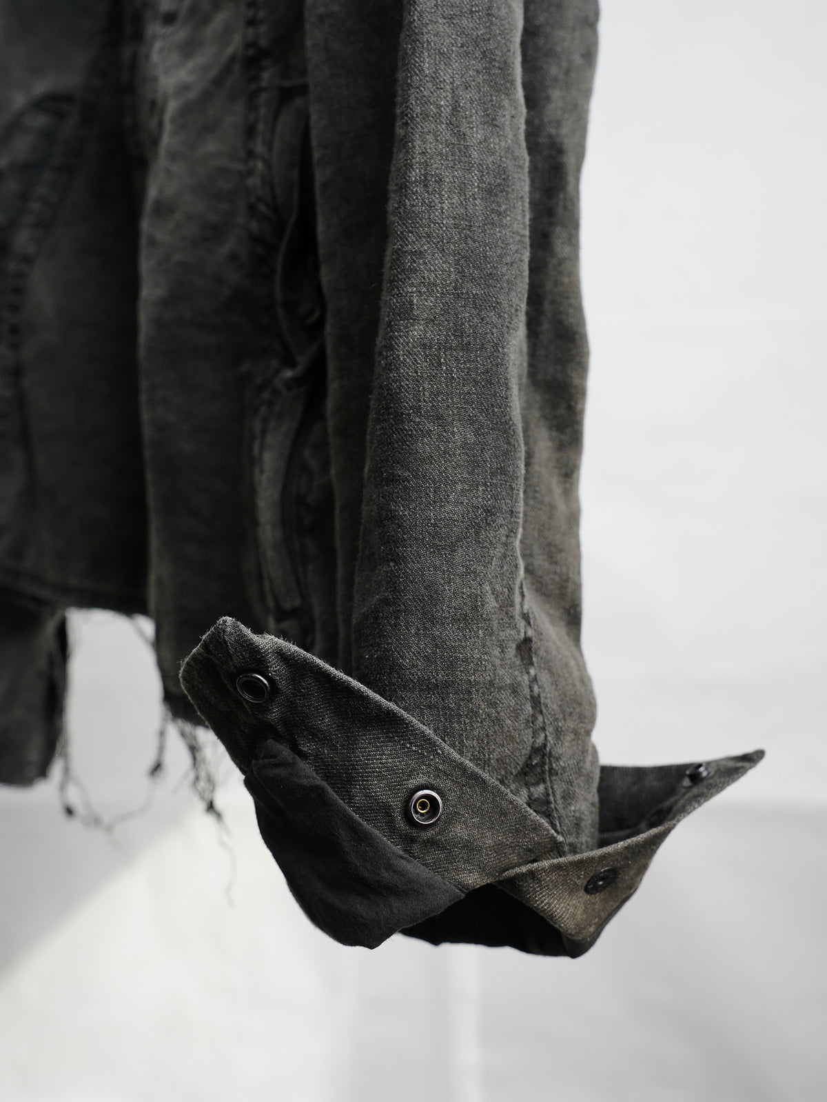 zip up jacket / onion ink (silk nep)