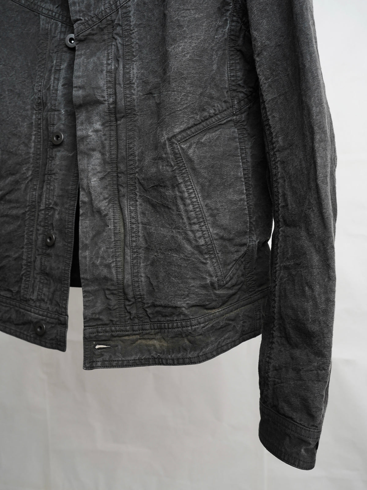 trucker jacket / onion ink (canvas)