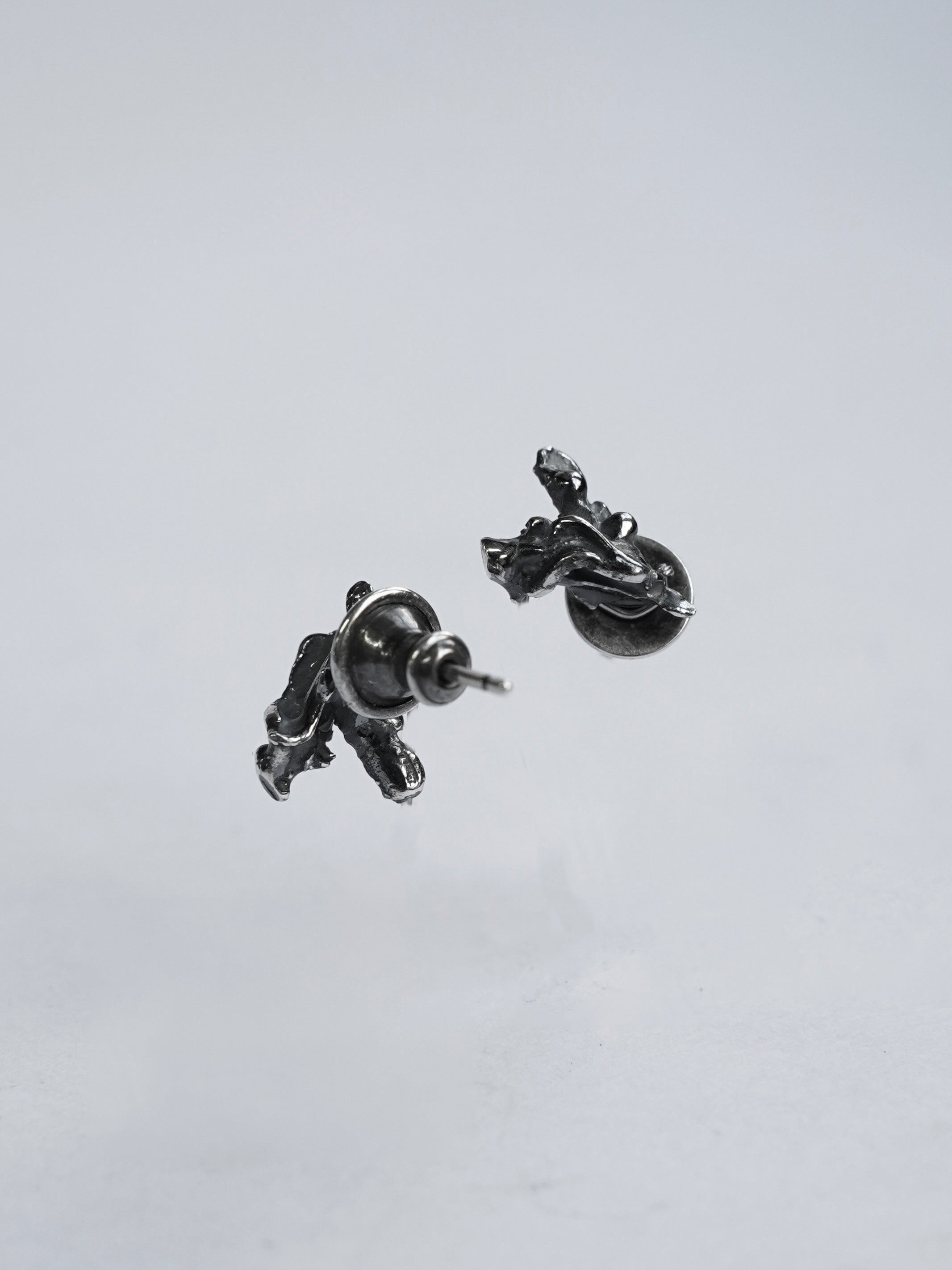 hart earrings  / 925 silver