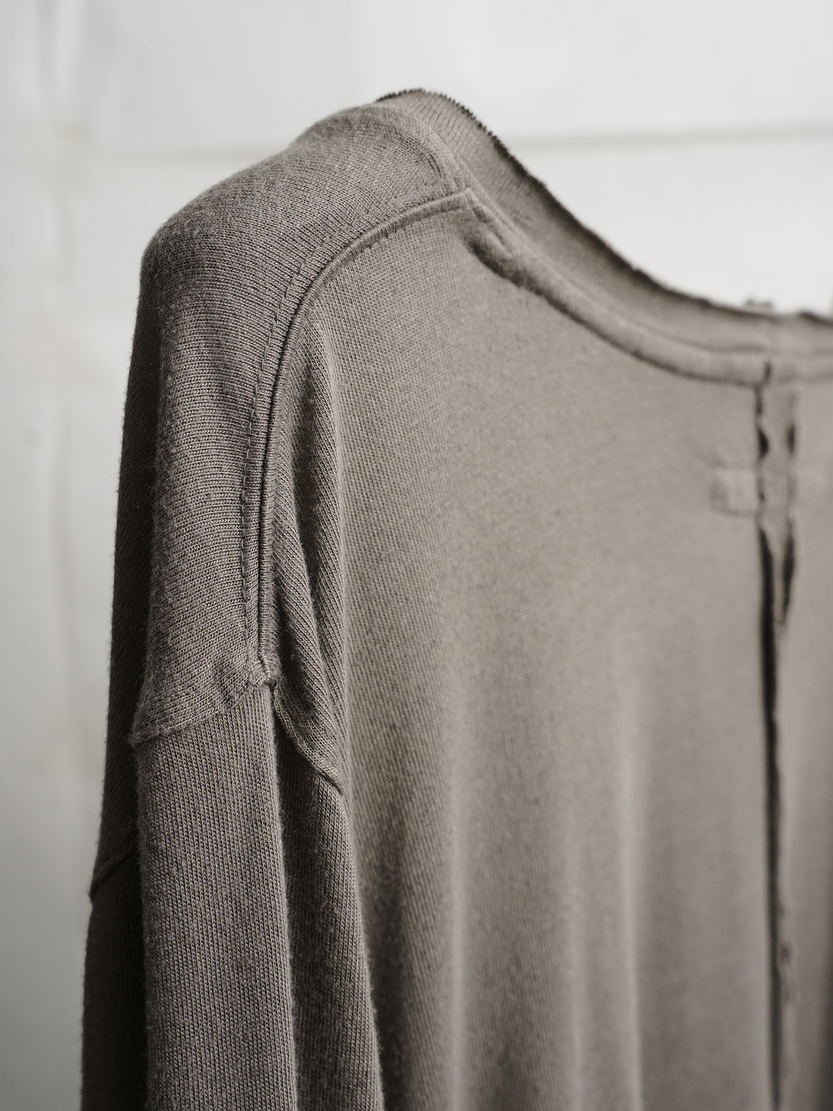 double neck longsleeve / taupe