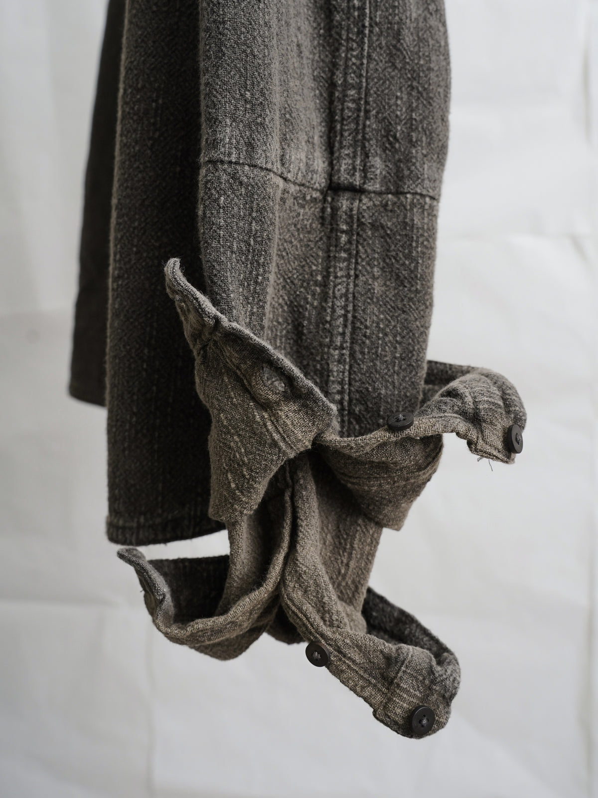 double sleeve field shirt / onion ink (slub)