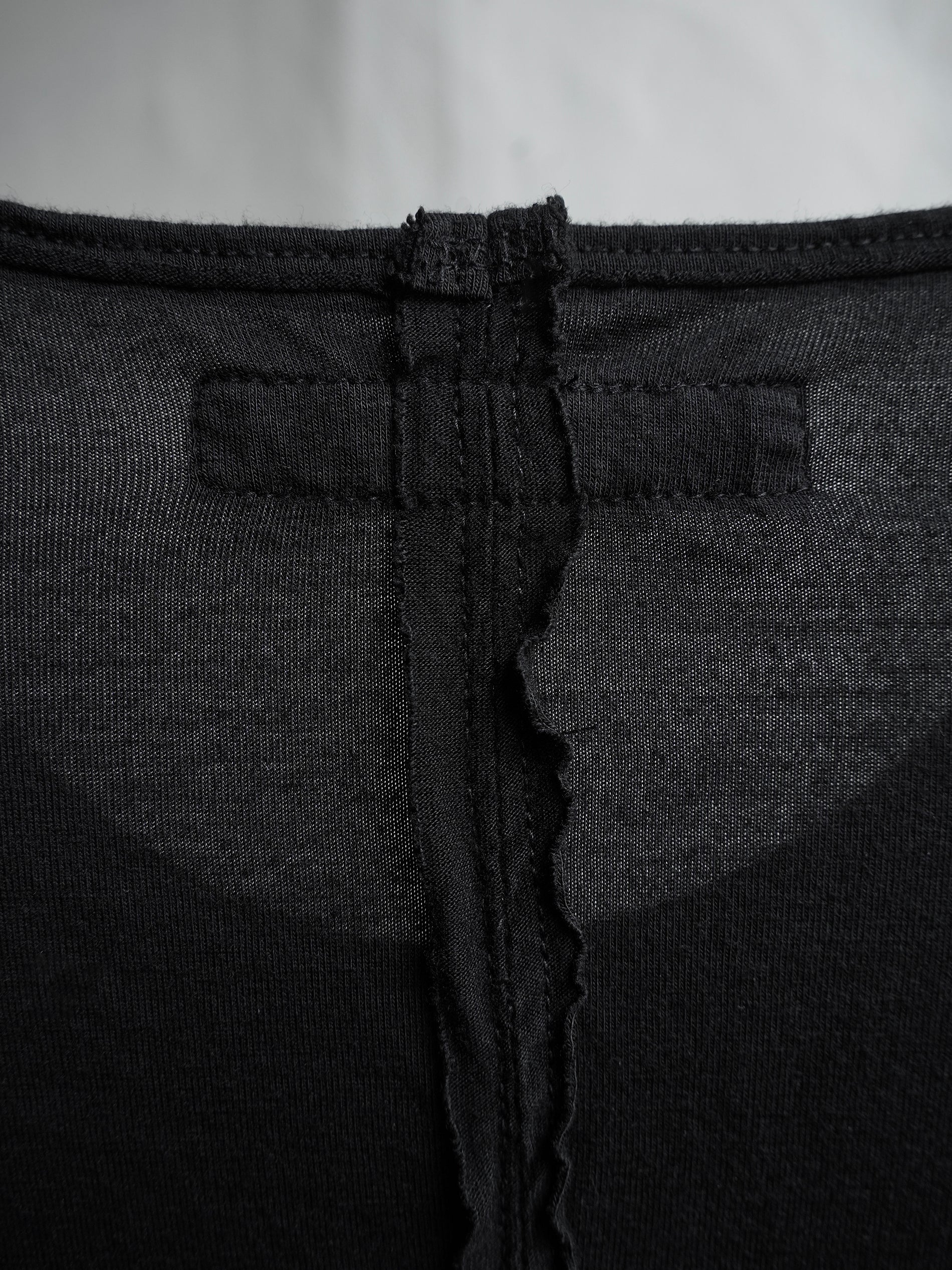 bamboo tee / black