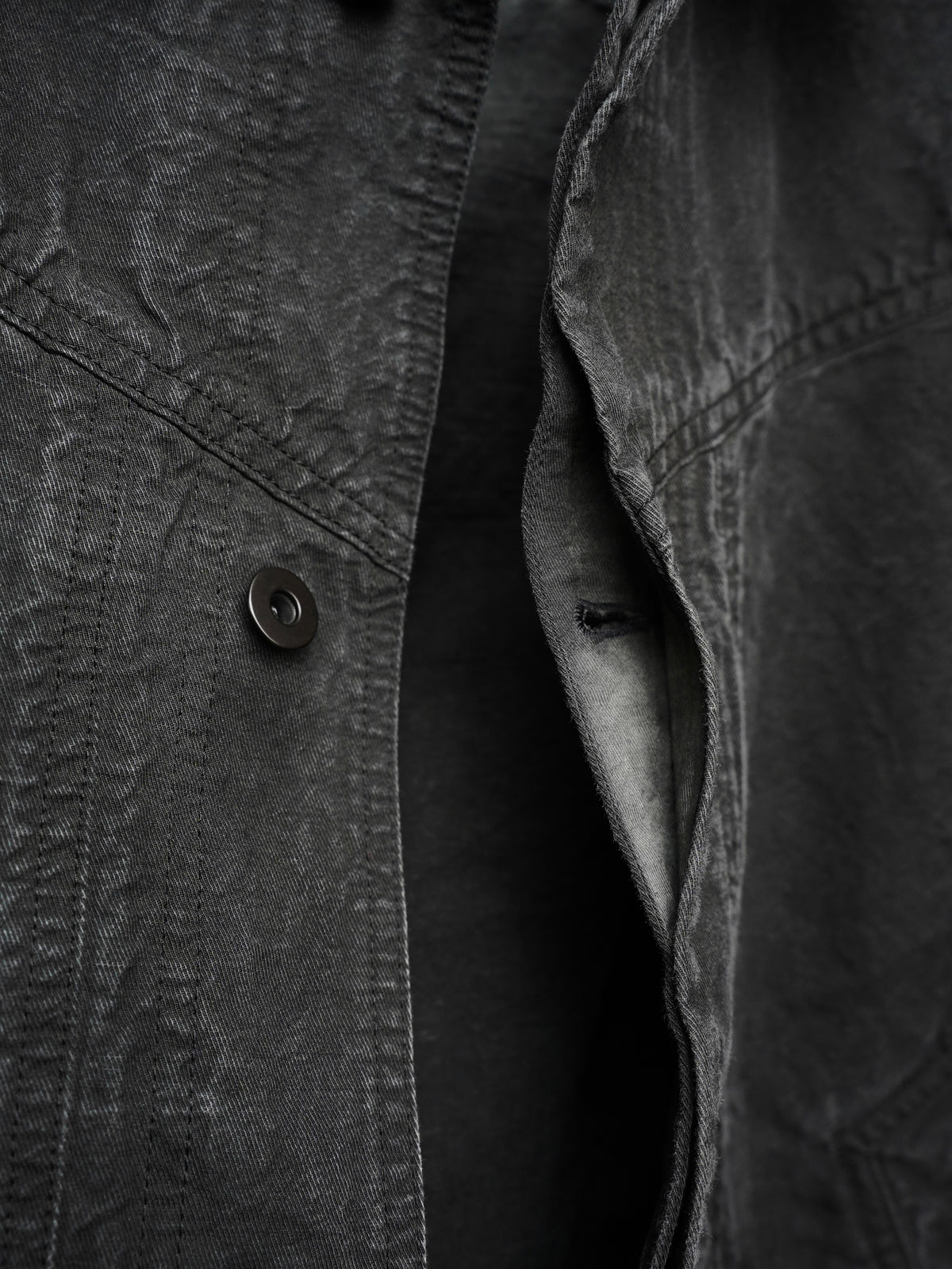 trucker jacket / ink (canvas)