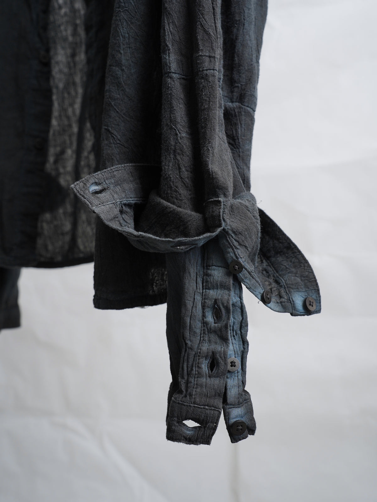 double sleeve field shirt / indigo ink (voile)