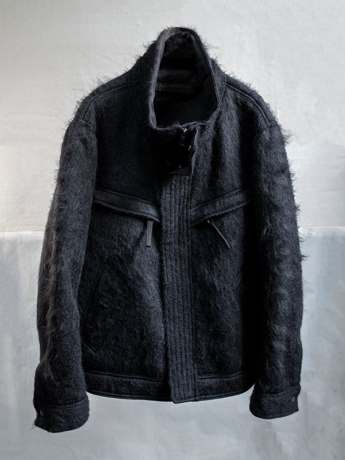 mohair jacket / black