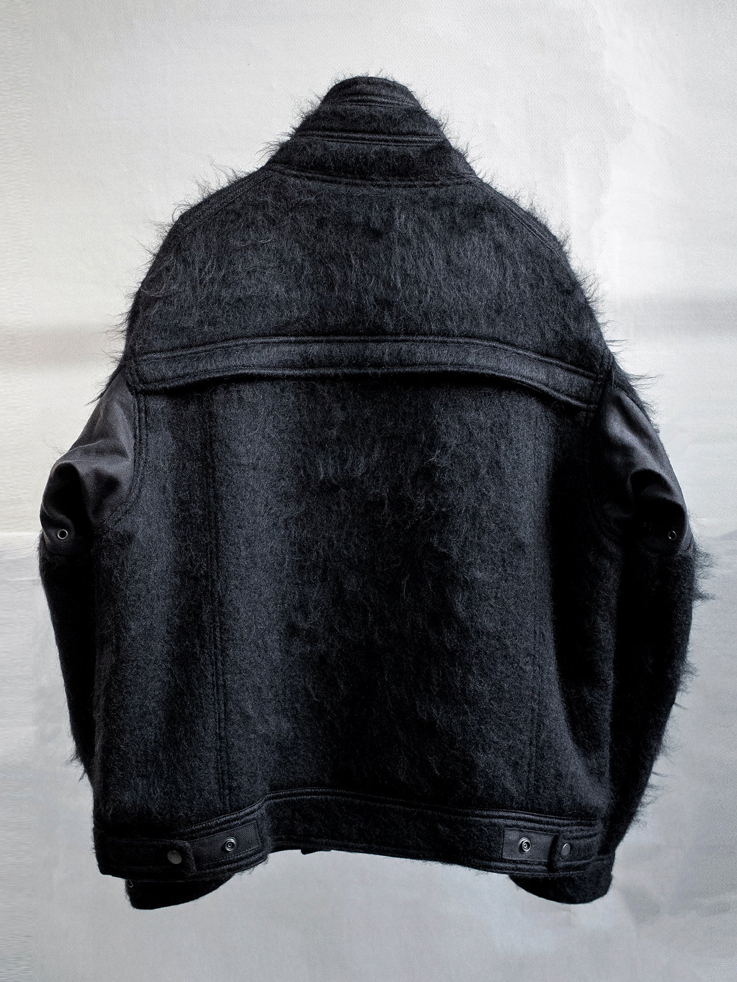 mohair jacket / black