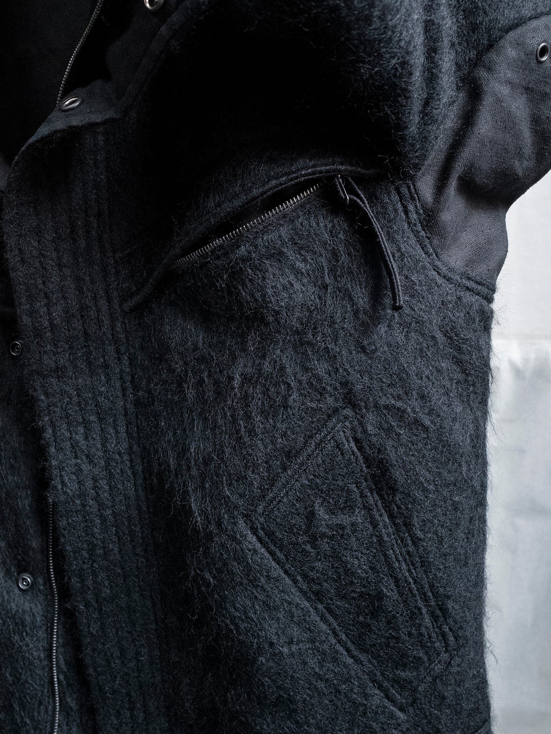mohair jacket / black – blackmerle mohair jacket / black – blackmerle