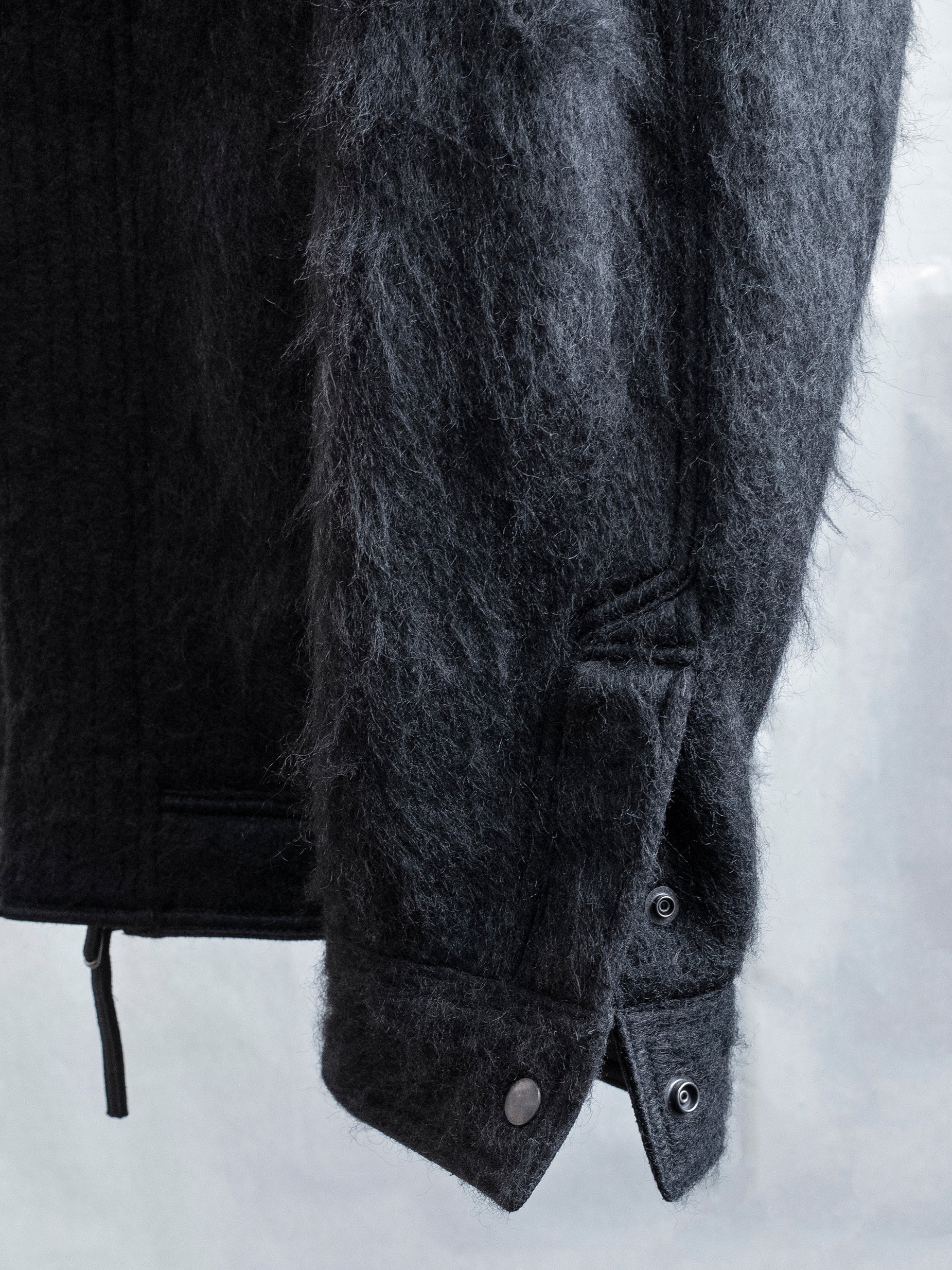 mohair jacket / black – blackmerle