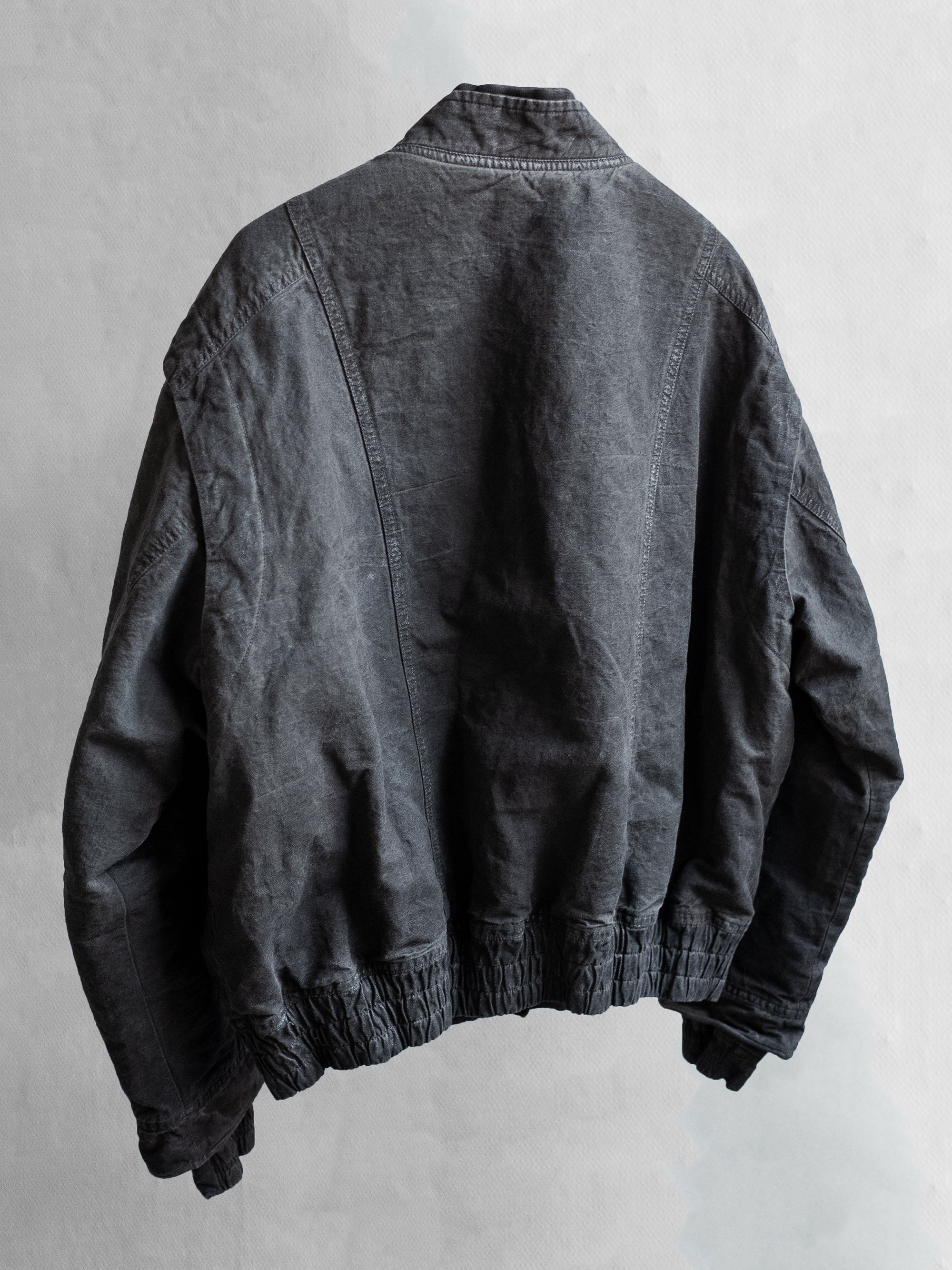 double sleeve bomber / slab grey – blackmerle double sleeve bomber / slab grey – blackmerle