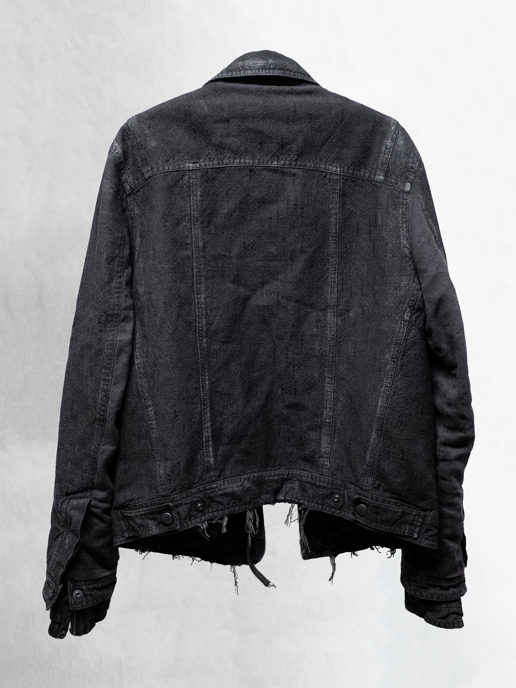 Black leather jacket | The Kooples US