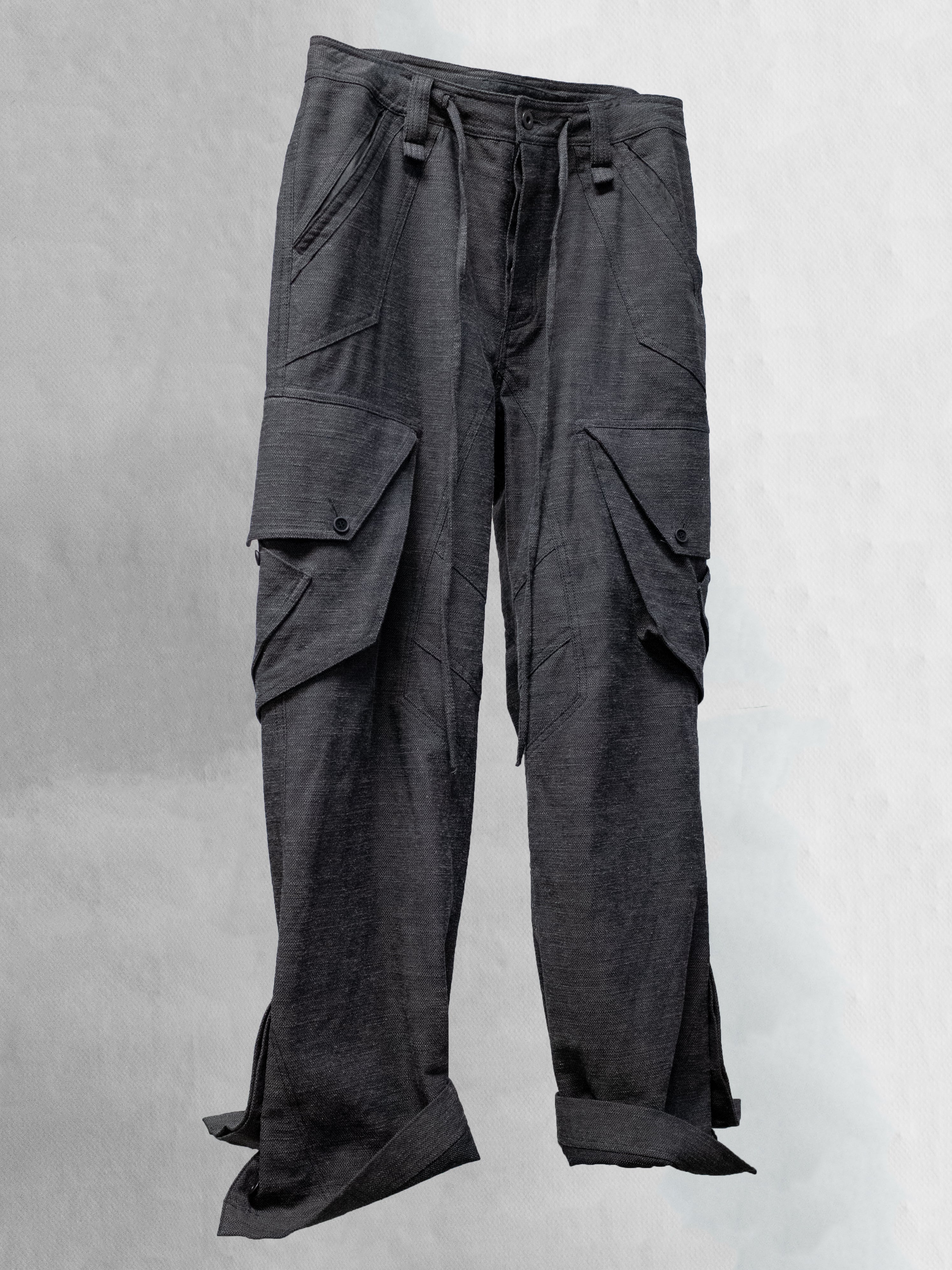 blackmerle_fw24_cargopants_slubgrey