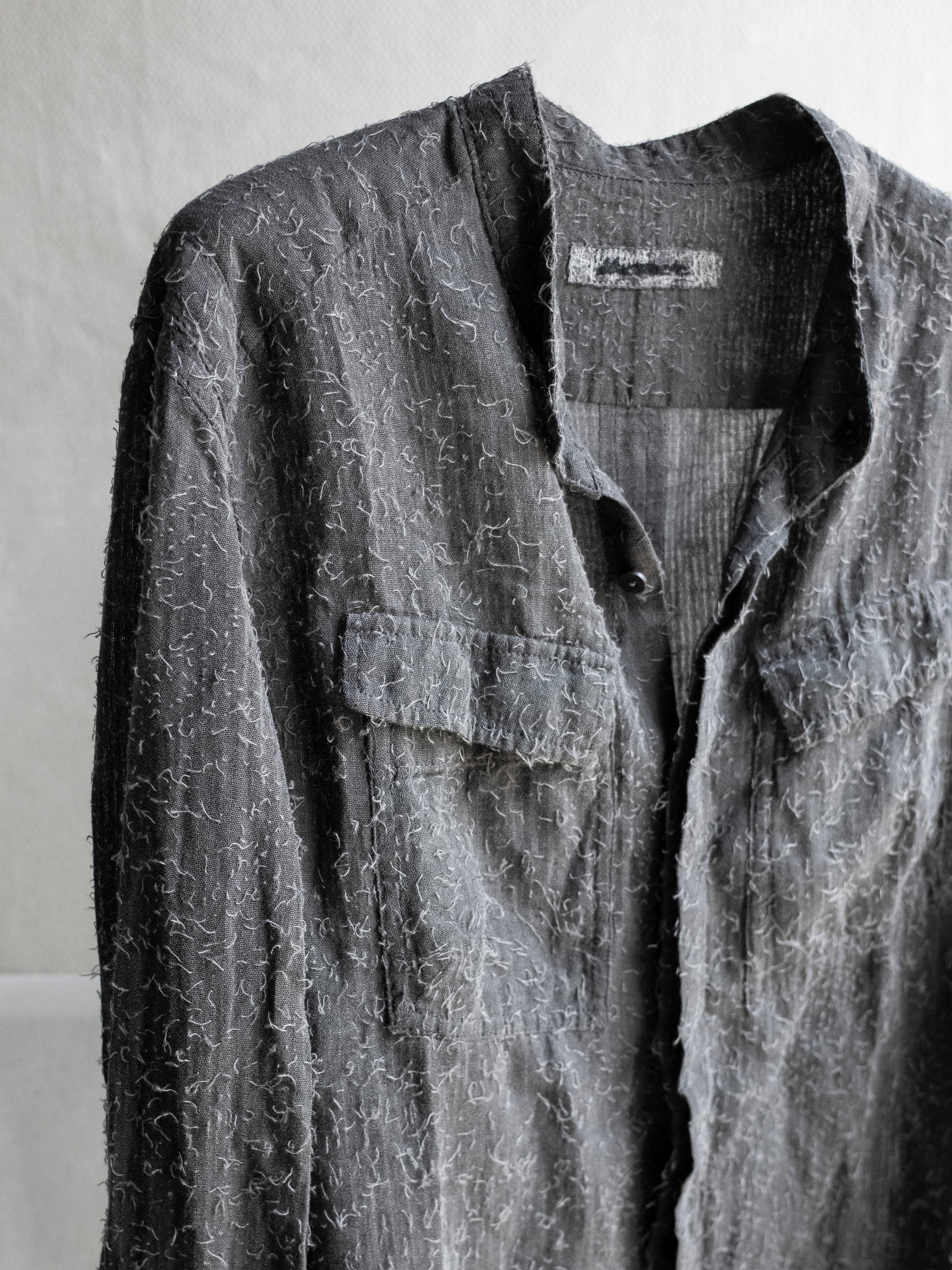 double sleeve field shirt / endo grey