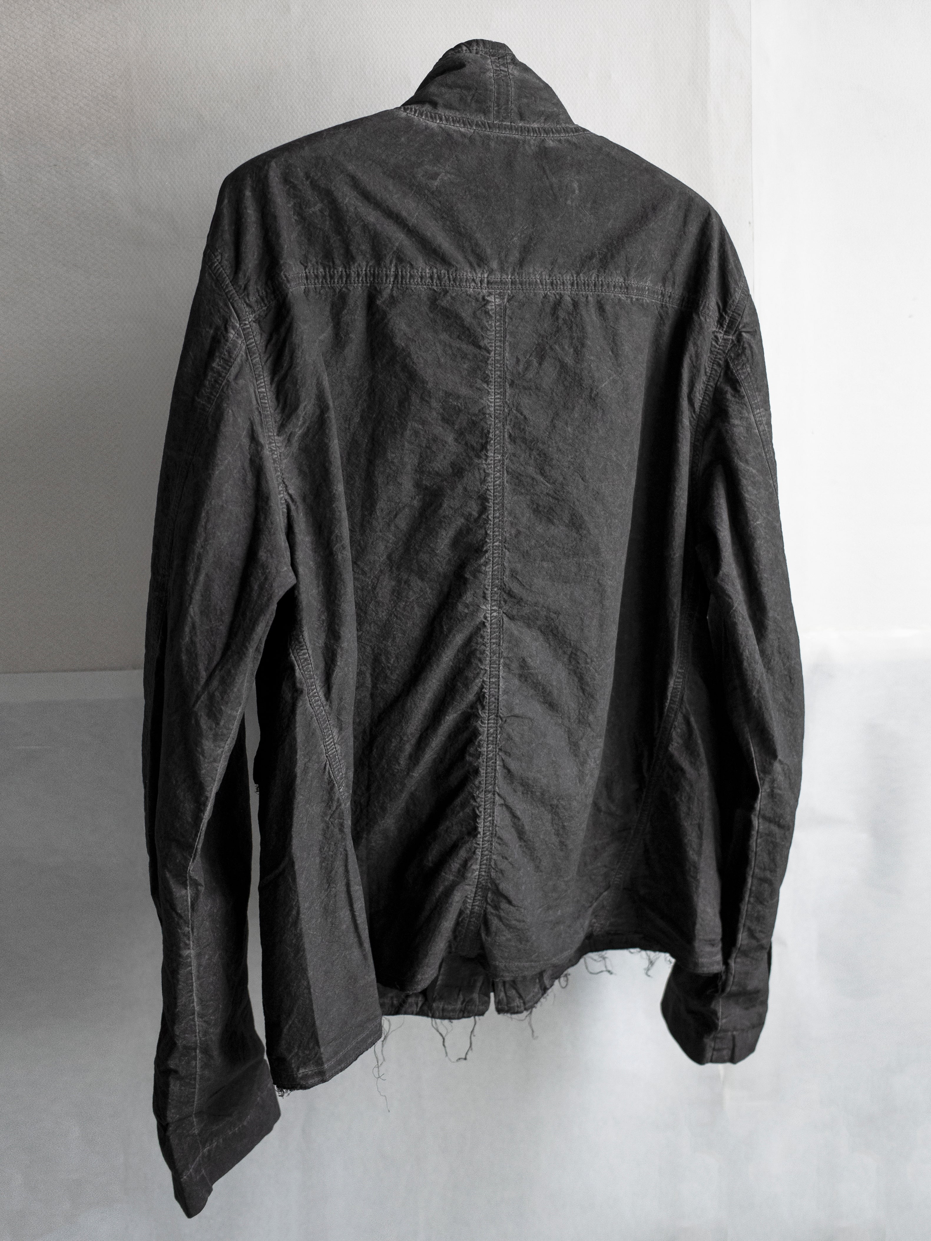 zip up jacket / slab grey (t.w.)