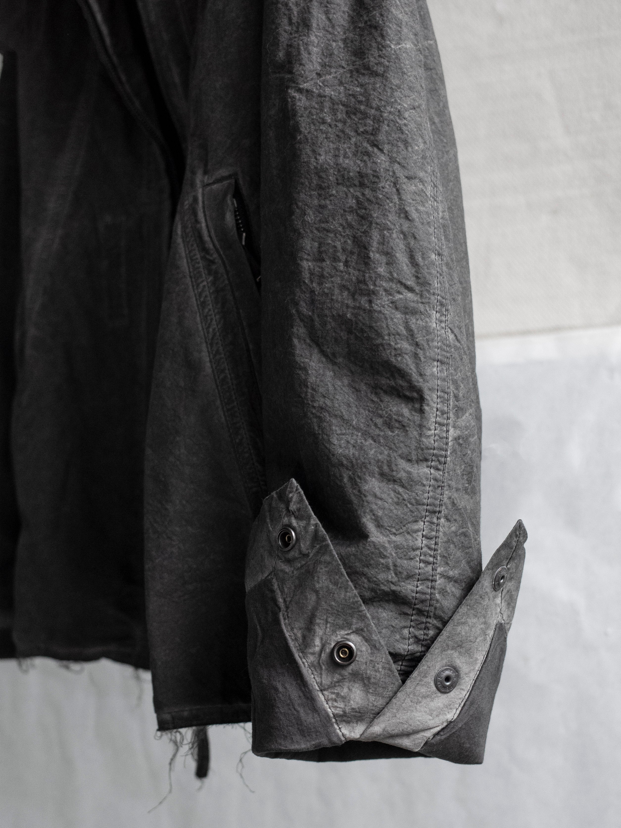 zip up jacket / slab grey (t.w.)